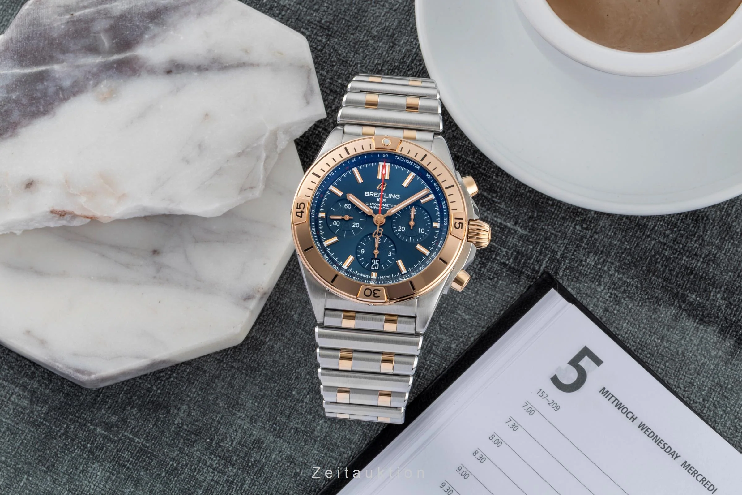 Breitling Chronomat chronograph steel / gold automatic men's watch UB0134 LP: 14200EUR  [2600481] - Image 4
