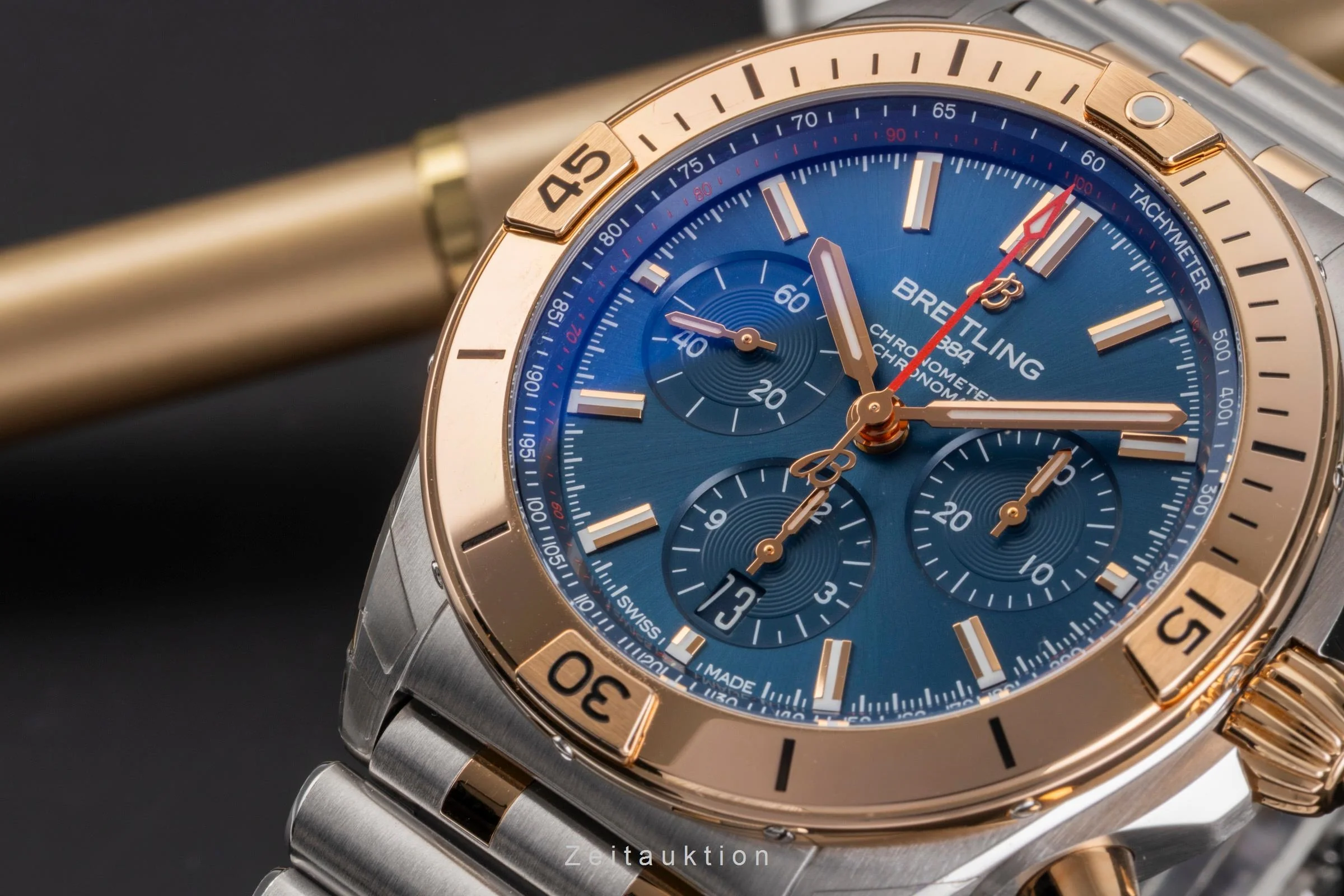 Breitling Chronomat chronograph steel / gold automatic men's watch UB013401C1U1 LP: 13900EUR  [2505495] - Image 15
