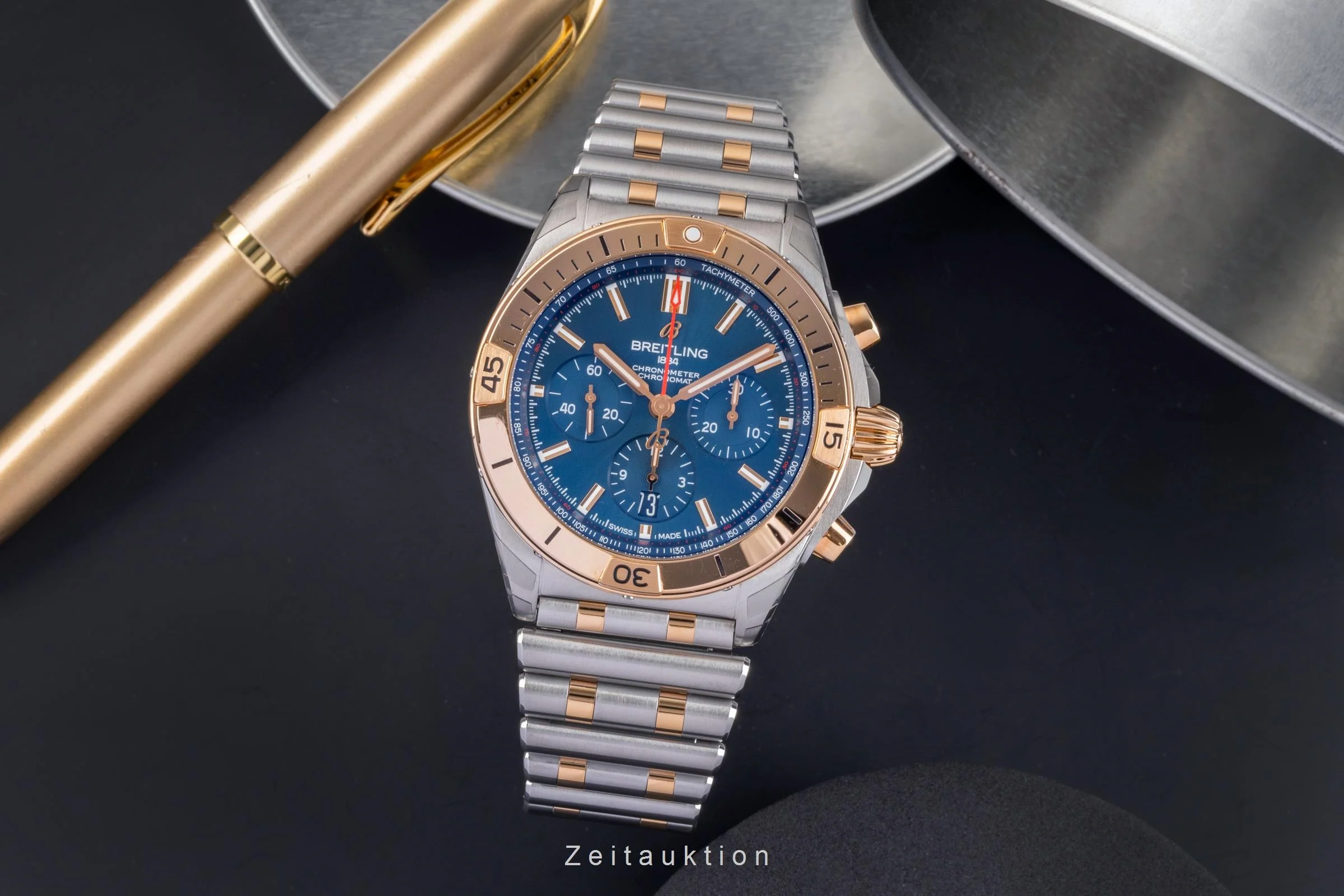 Breitling Chronomat chronograph steel / gold automatic men's watch UB013401C1U1 LP: 13900EUR  [2505495] - Image 4