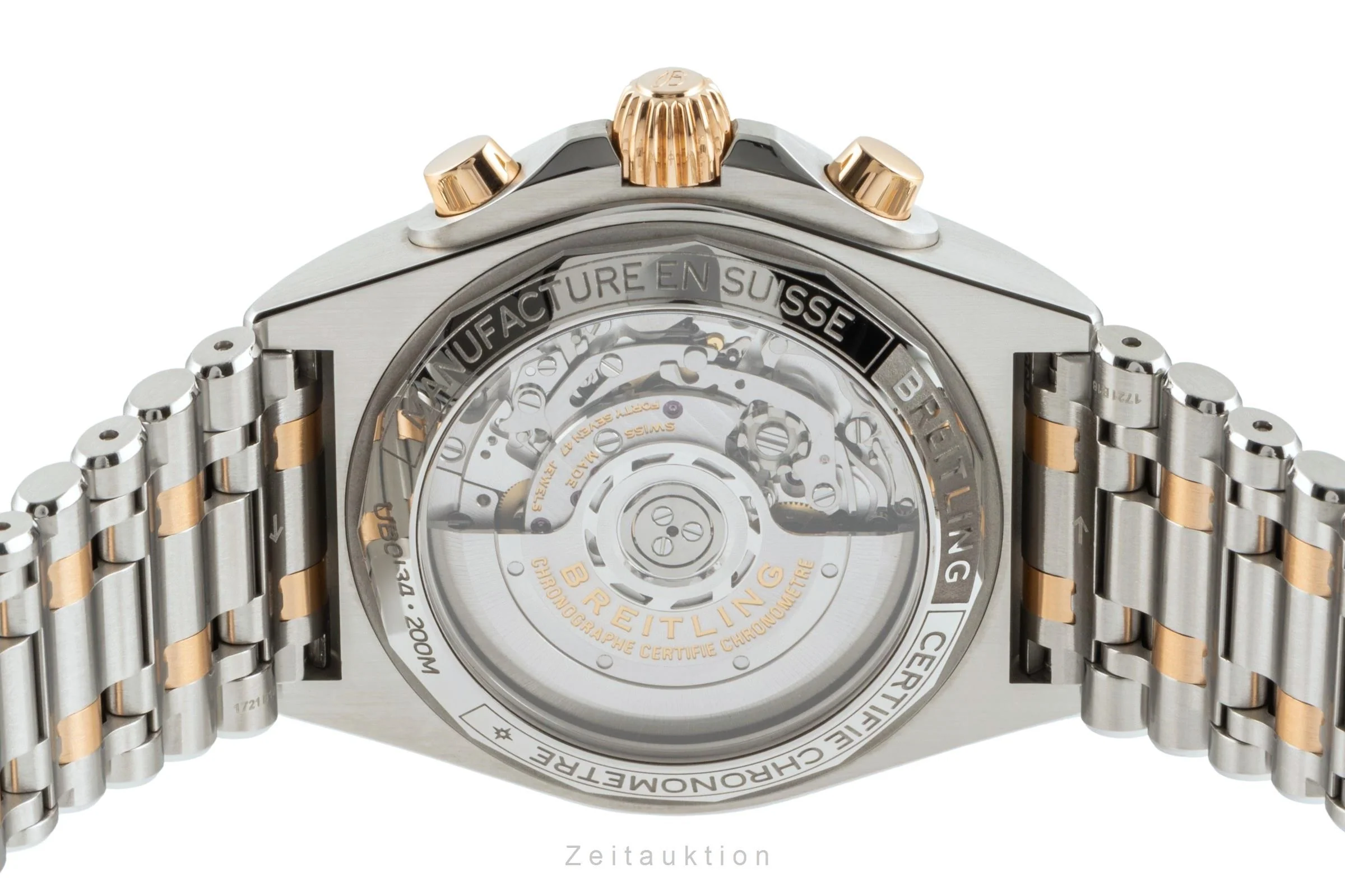 Breitling Chronomat chronograph steel / gold automatic men's watch UB0134101B1U1 LP: 12950EUR  [2400769] - Image 11