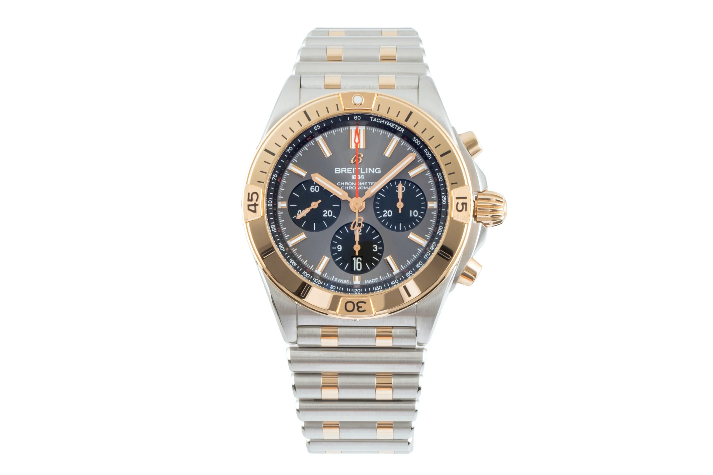 Breitling Chronomat chronograph steel / gold automatic men's watch UB0134101B1U1 LP: 12950EUR  [2400769] - Image 4
