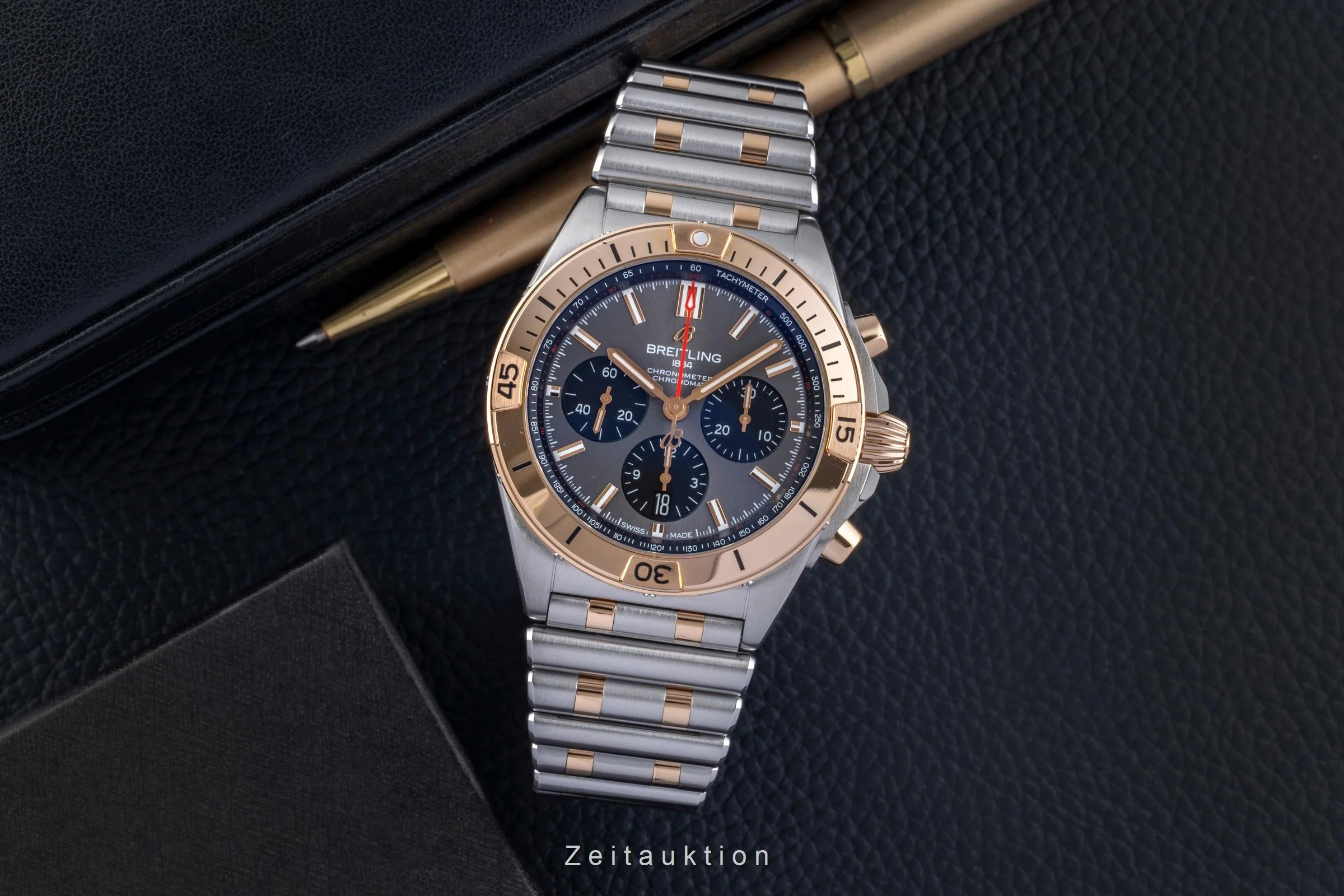 Breitling Chronomat chronograph steel / gold automatic men's watch UB0134101B1U1 LP: 13400EUR  [2507423] - Image 4