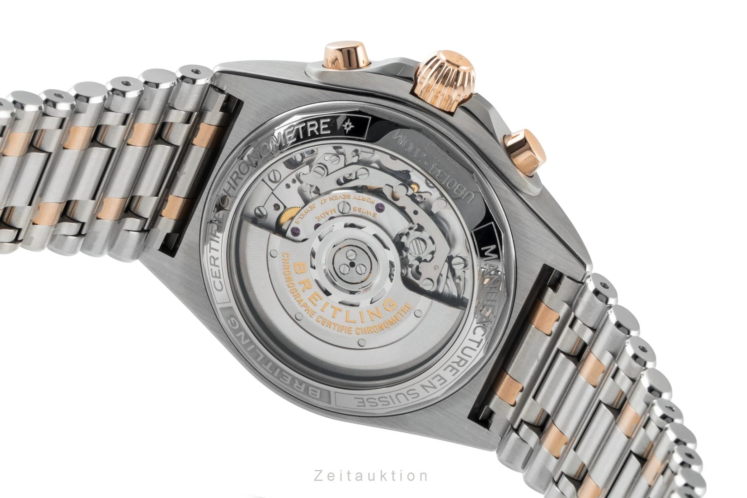 Breitling Chronomat chronograph steel / gold automatic men's watch UB0134101C1U1 LP: 14200EUR  [2600506] - Image 13