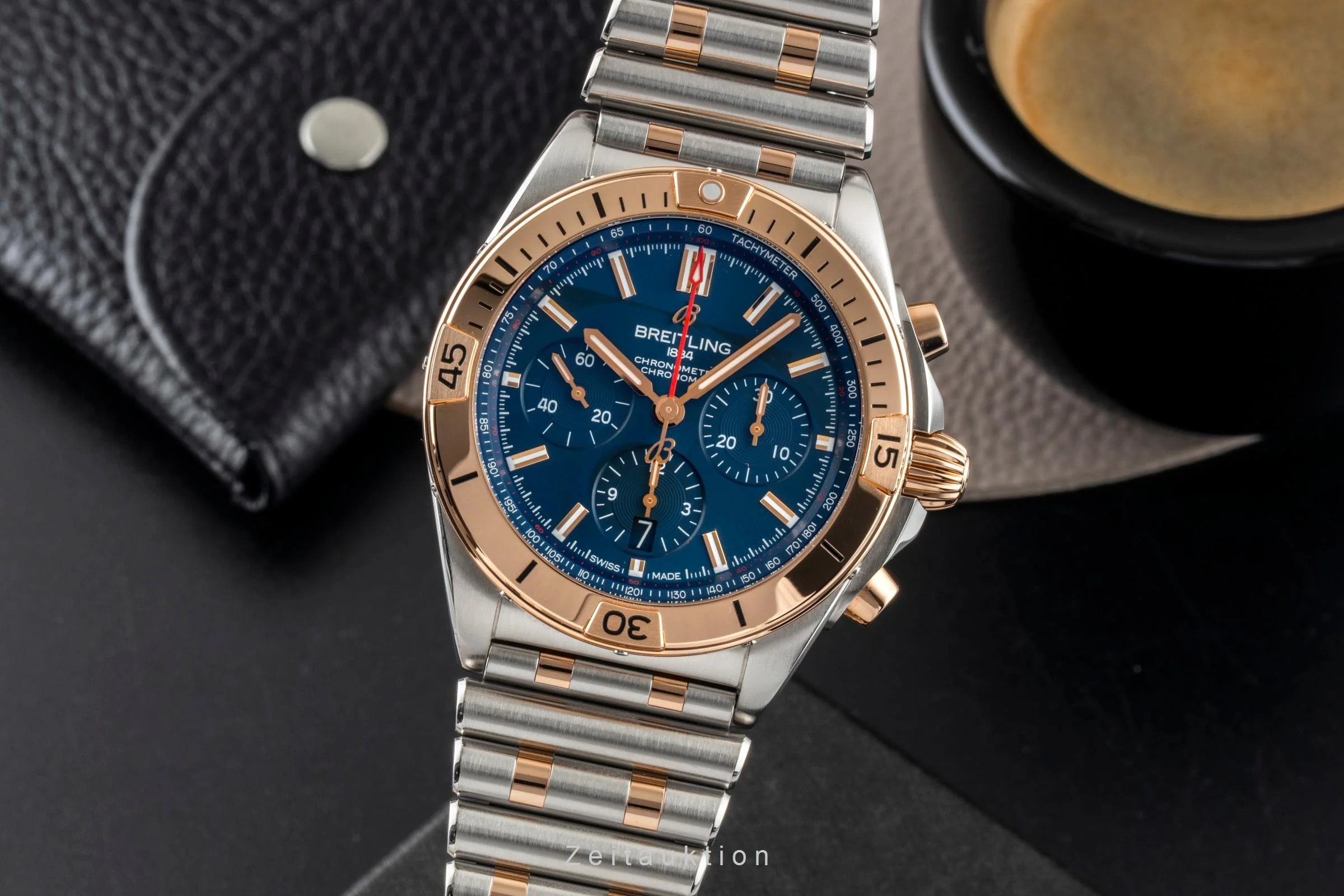 Breitling Chronomat chronograph steel / gold automatic men's watch UB0134101C1U1 LP: 14200EUR  [2600506] - Image 2
