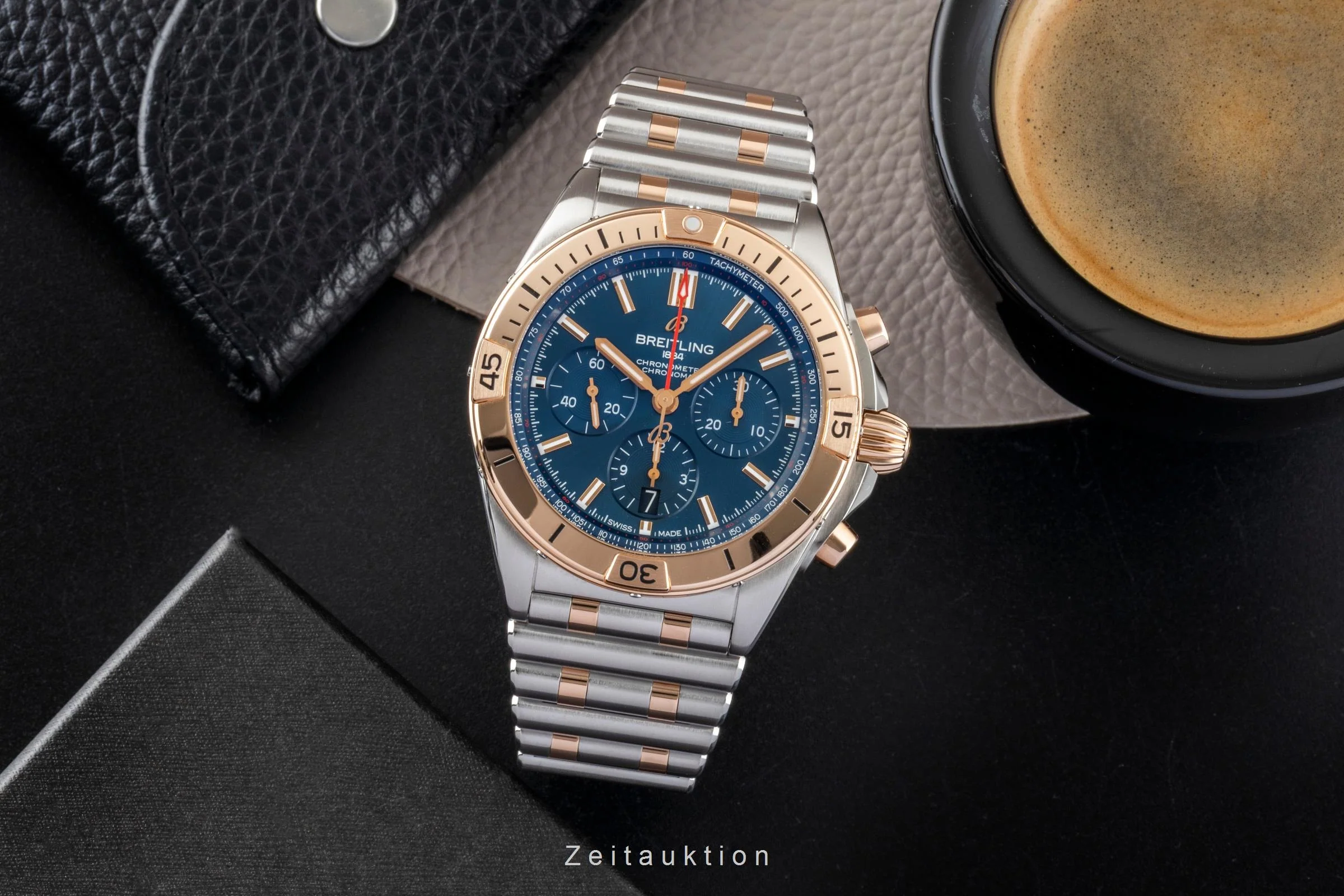 Breitling Chronomat chronograph steel / gold automatic men's watch UB0134101C1U1 LP: 14200EUR  [2600506] - Image 4