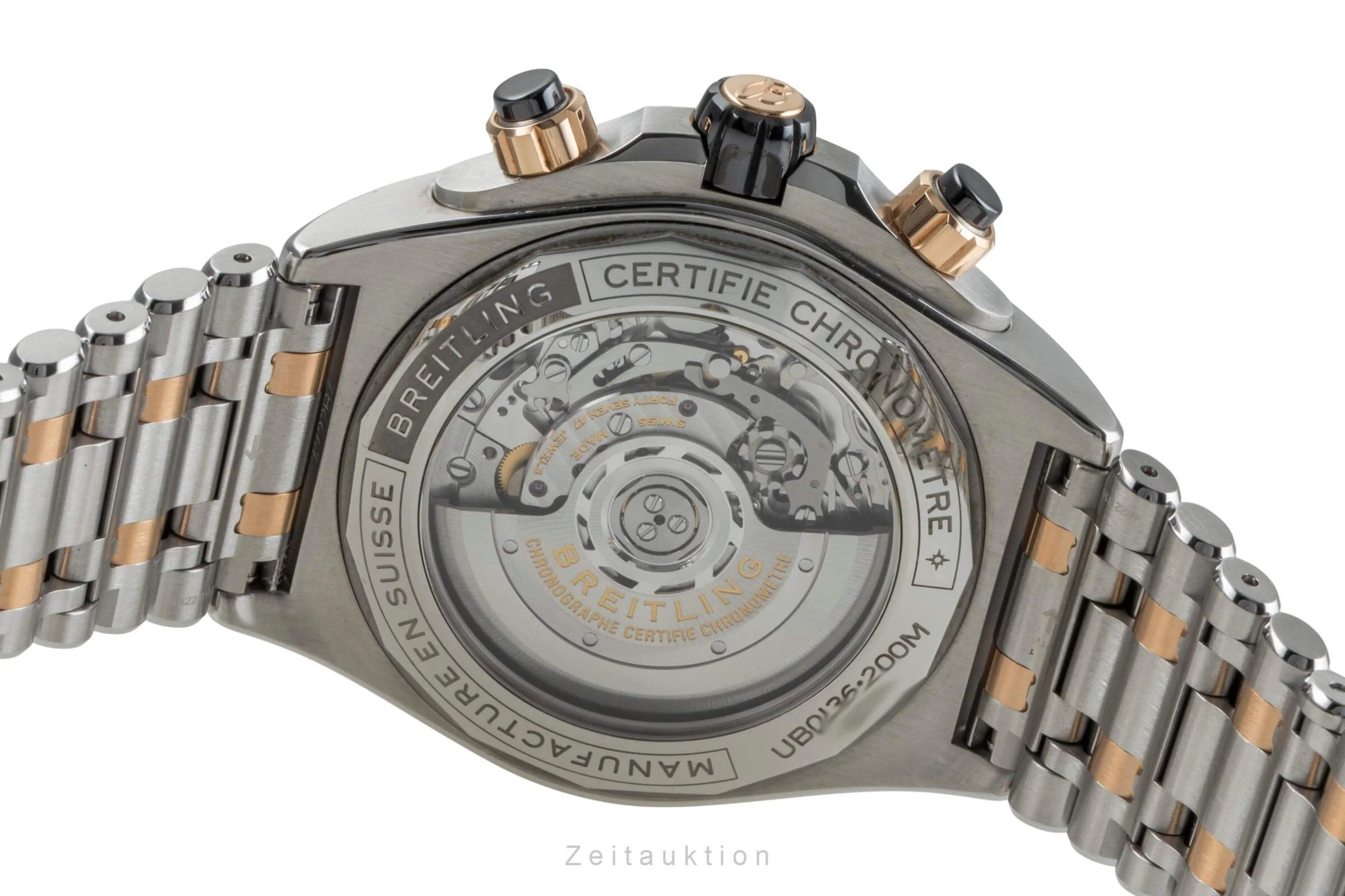 Breitling Chronomat chronograph steel / gold automatic men's watch UB0136251B1U1 LP: 15200EUR  [2502336] - Image 10