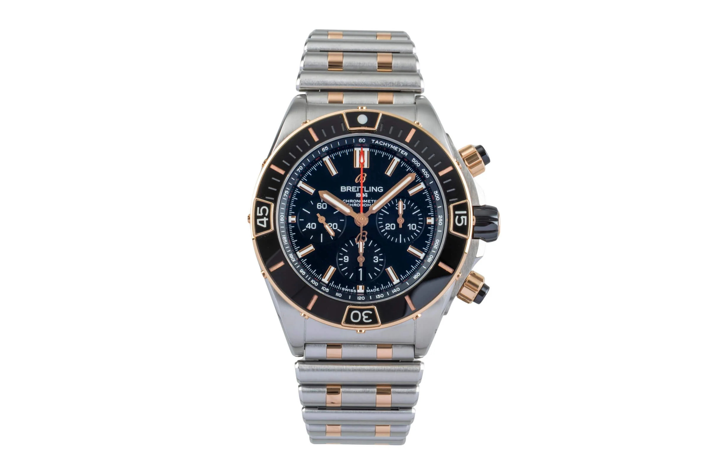 Breitling Chronomat chronograph steel / gold automatic men's watch UB0136251B1U1 LP: 15200EUR  [2502336] - Image 5