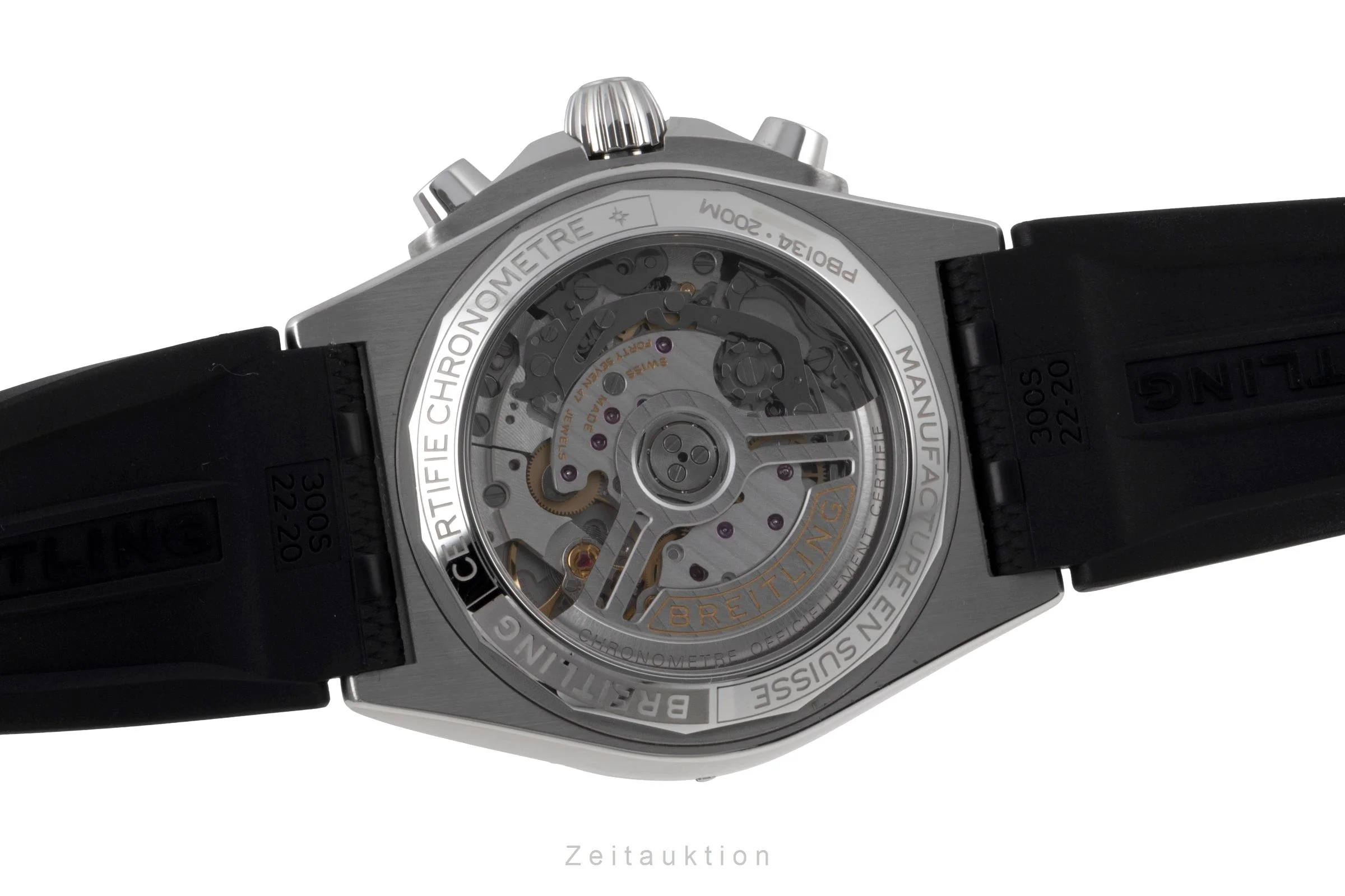 Breitling Chronomat chronograph steel / platinium automatic men's watch PB0134101C1S1 LP: 10600EUR  [2505525] - Image 12