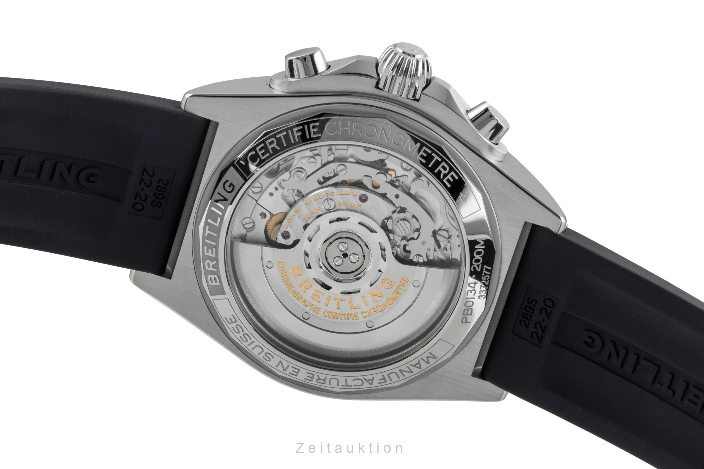 Breitling Chronomat chronograph steel / platinium automatic men's watch PB0134101C1S1 LP: 10600EUR  [2507031] - Image 12