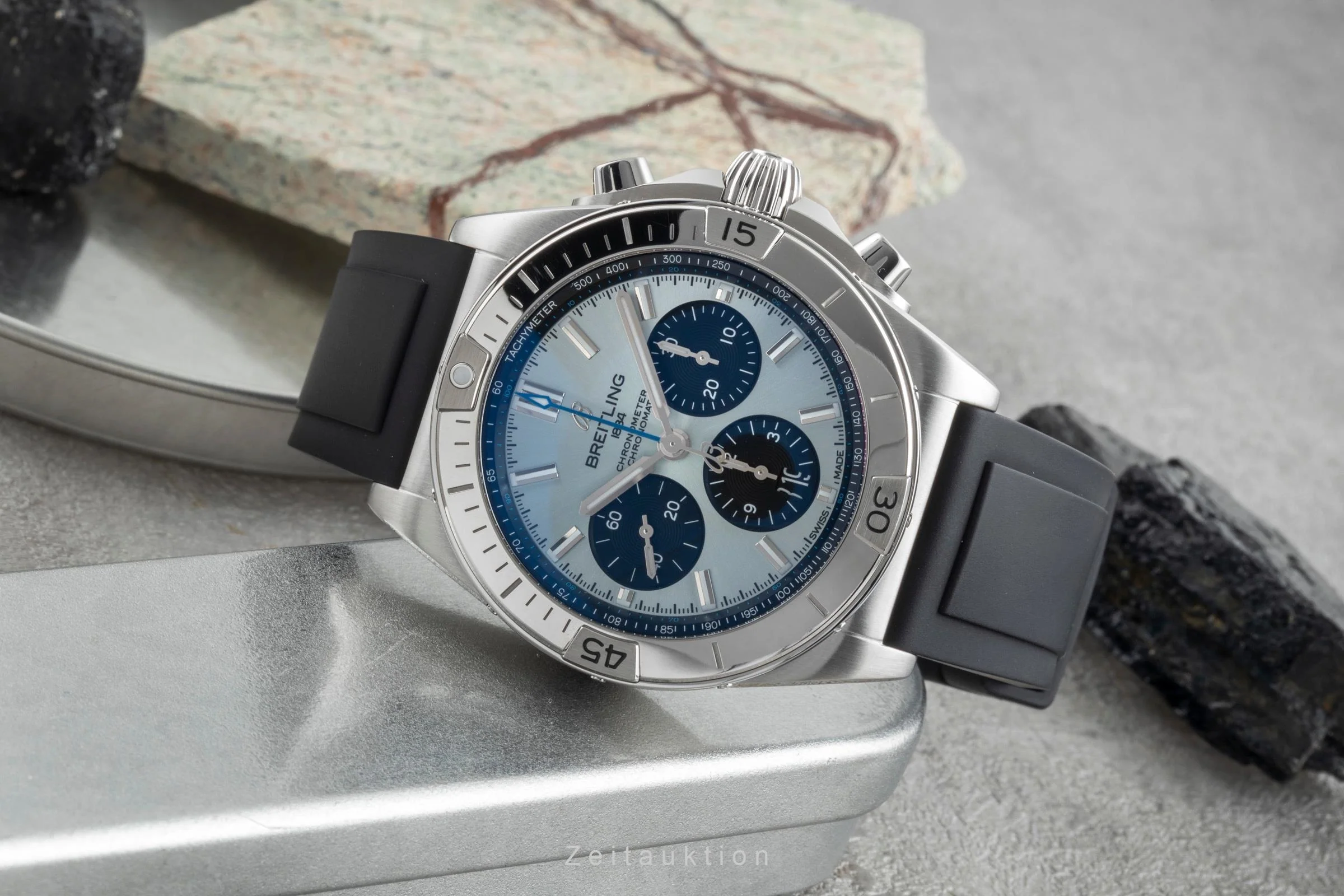Breitling Chronomat chronograph steel / platinium automatic men's watch PB0134101C1S1 LP: 10600EUR  [2507031] - Image 3