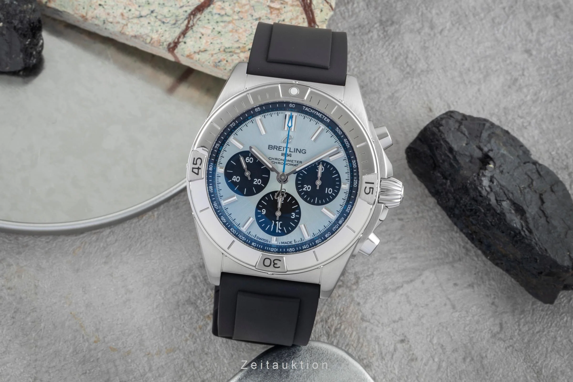 Breitling Chronomat chronograph steel / platinium automatic men's watch PB0134101C1S1 LP: 10600EUR  [2507031] - Image 4
