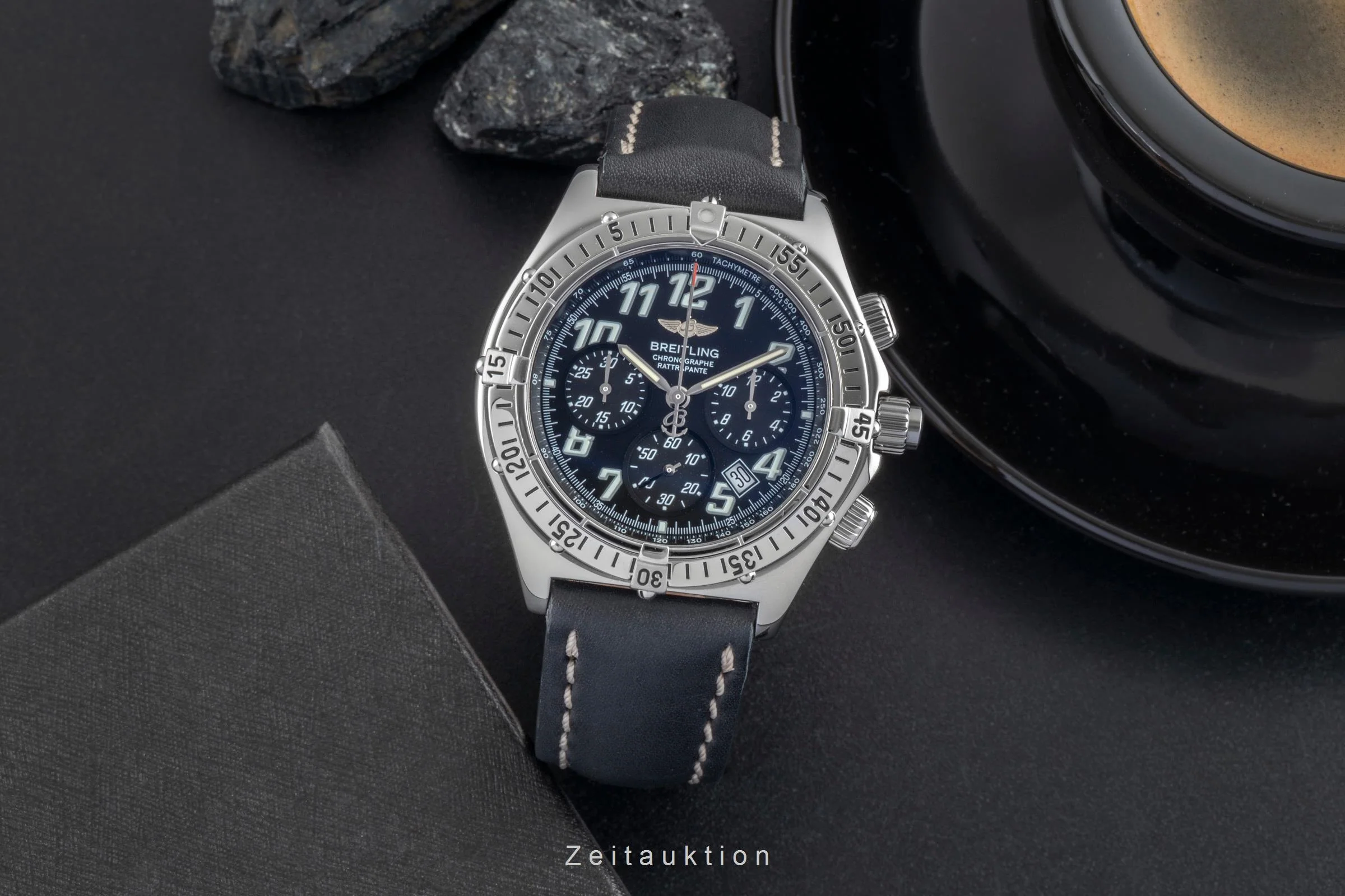Breitling Chronomat chronograph steel quartz men's watch A69048  [2506647] - Image 4
