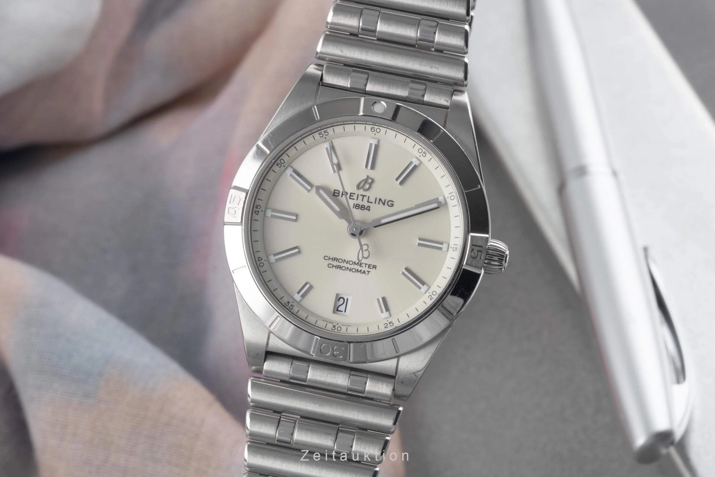 Breitling Chronomat steel automatic men's watch A10380101A3A1 LP: 5100EUR  [2500838] - Image 2