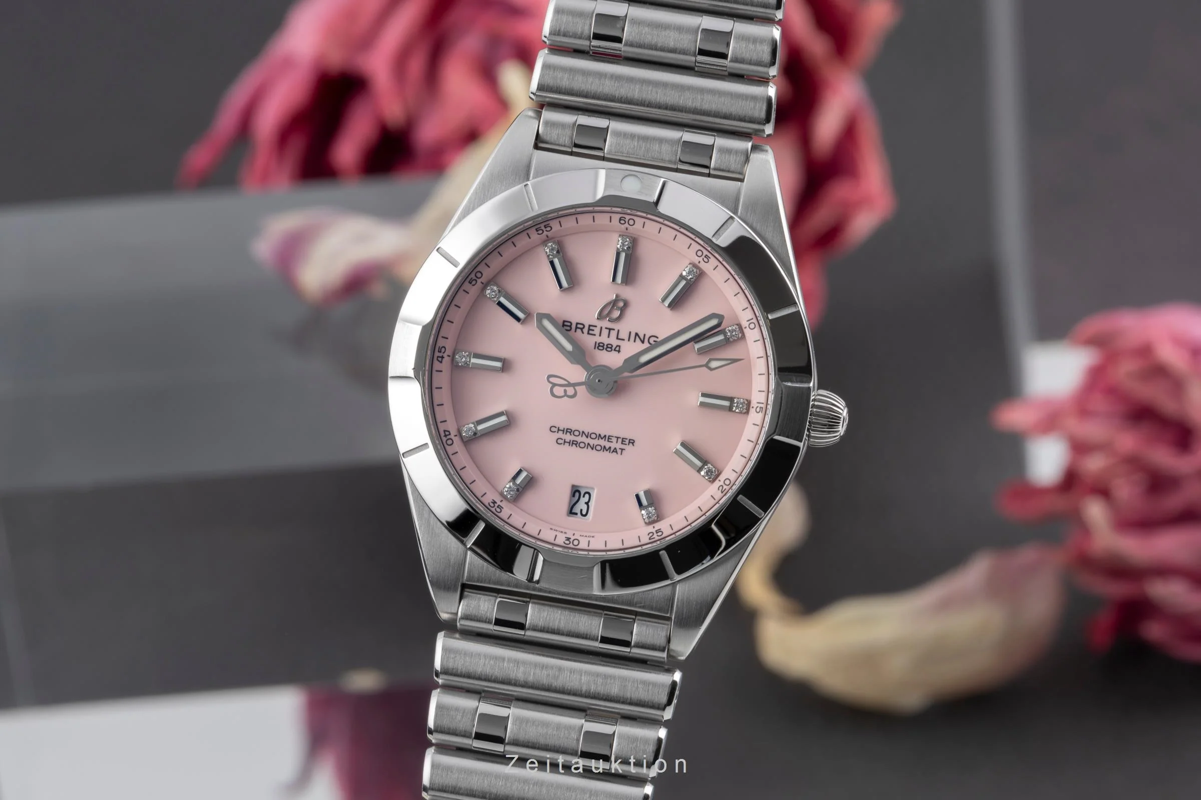 Breitling Chronomat steel quartz women's watch A77310 LP: 5200EUR  [2506733] - Image 2