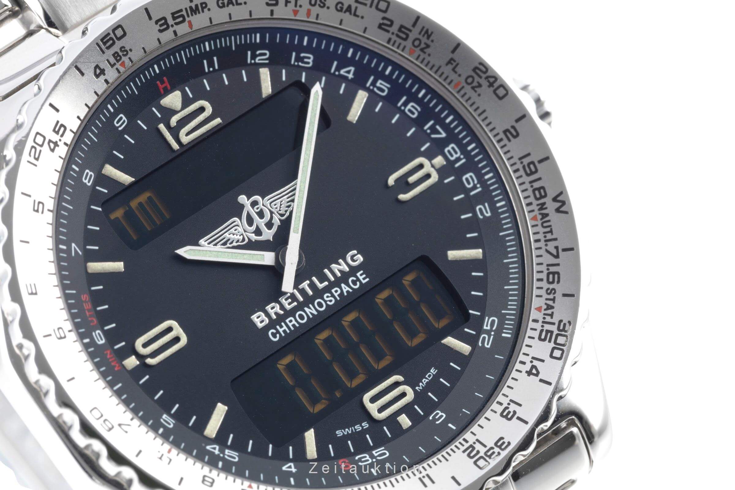 Breitling Chronospace chronograph steel quartz men's watch A56012.1 LP: 4800EUR  [2403193] - Image 11