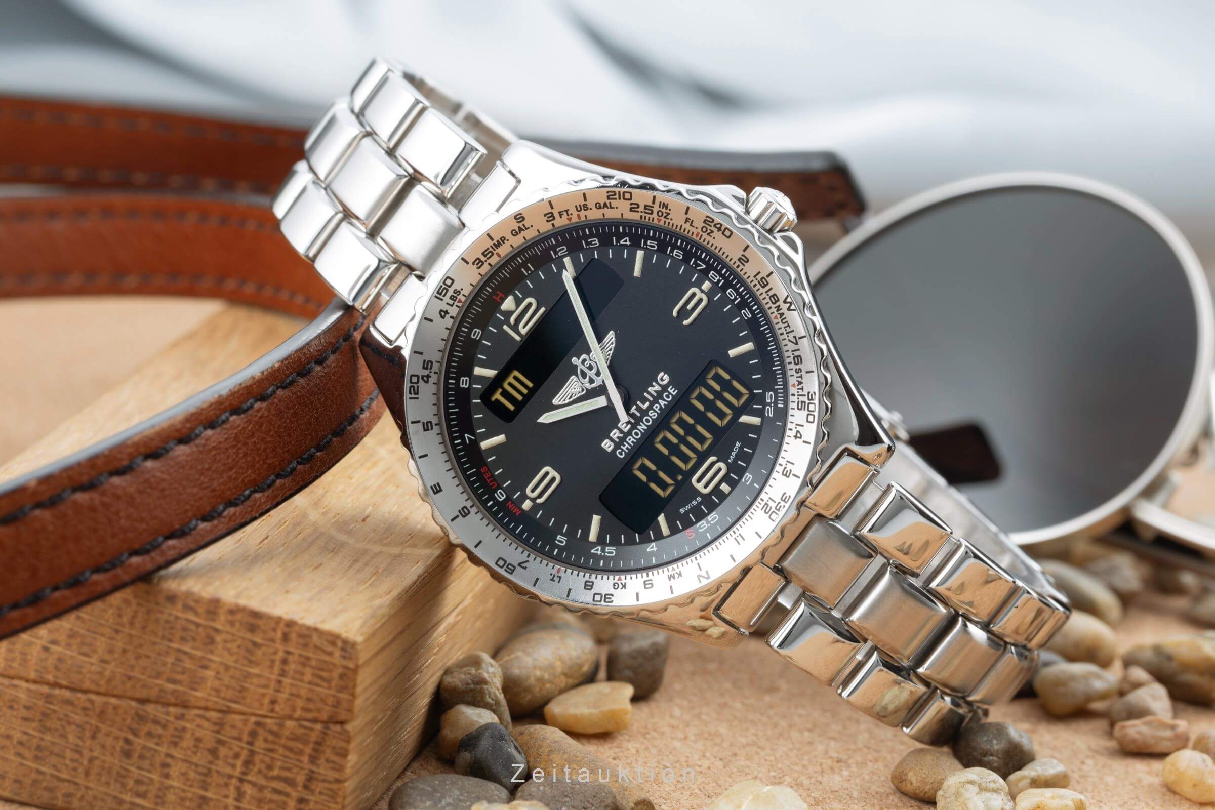 Breitling Chronospace chronograph steel quartz men's watch A56012.1 LP: 4800EUR  [2403193] - Image 2