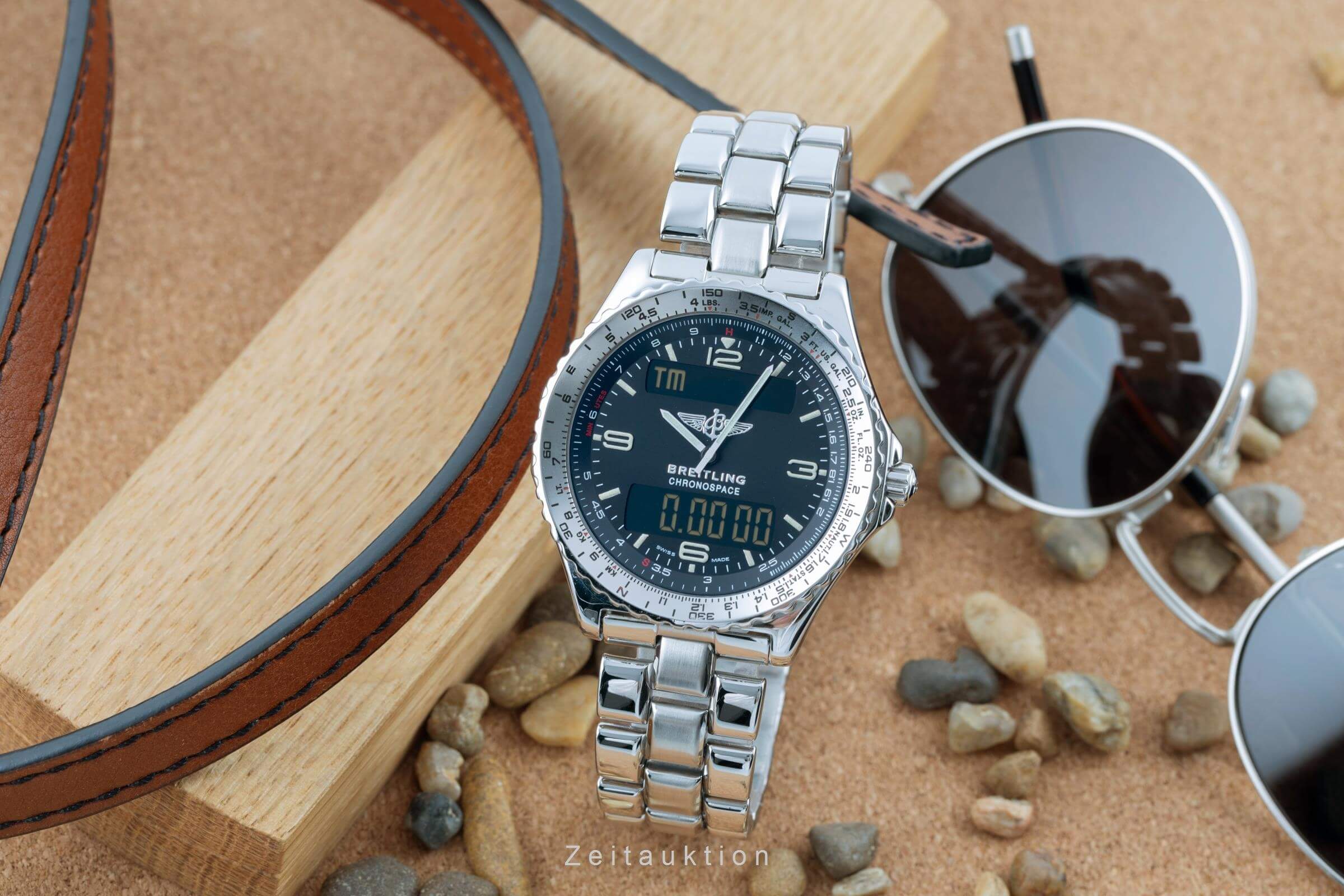 Breitling Chronospace chronograph steel quartz men's watch A56012.1 LP: 4800EUR  [2403193] - Image 3