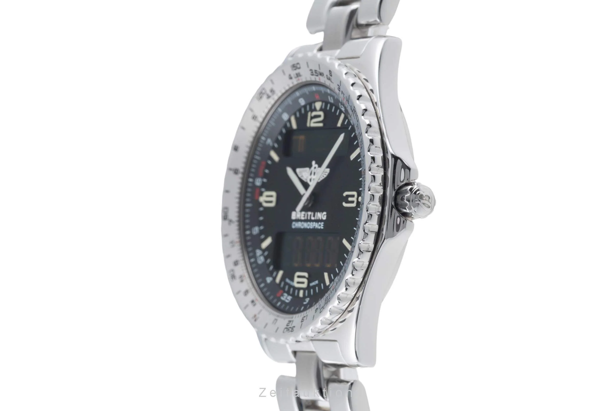 Breitling Chronospace chronograph steel quartz men's watch A56012.1 LP: 4800EUR  [2403193] - Image 6