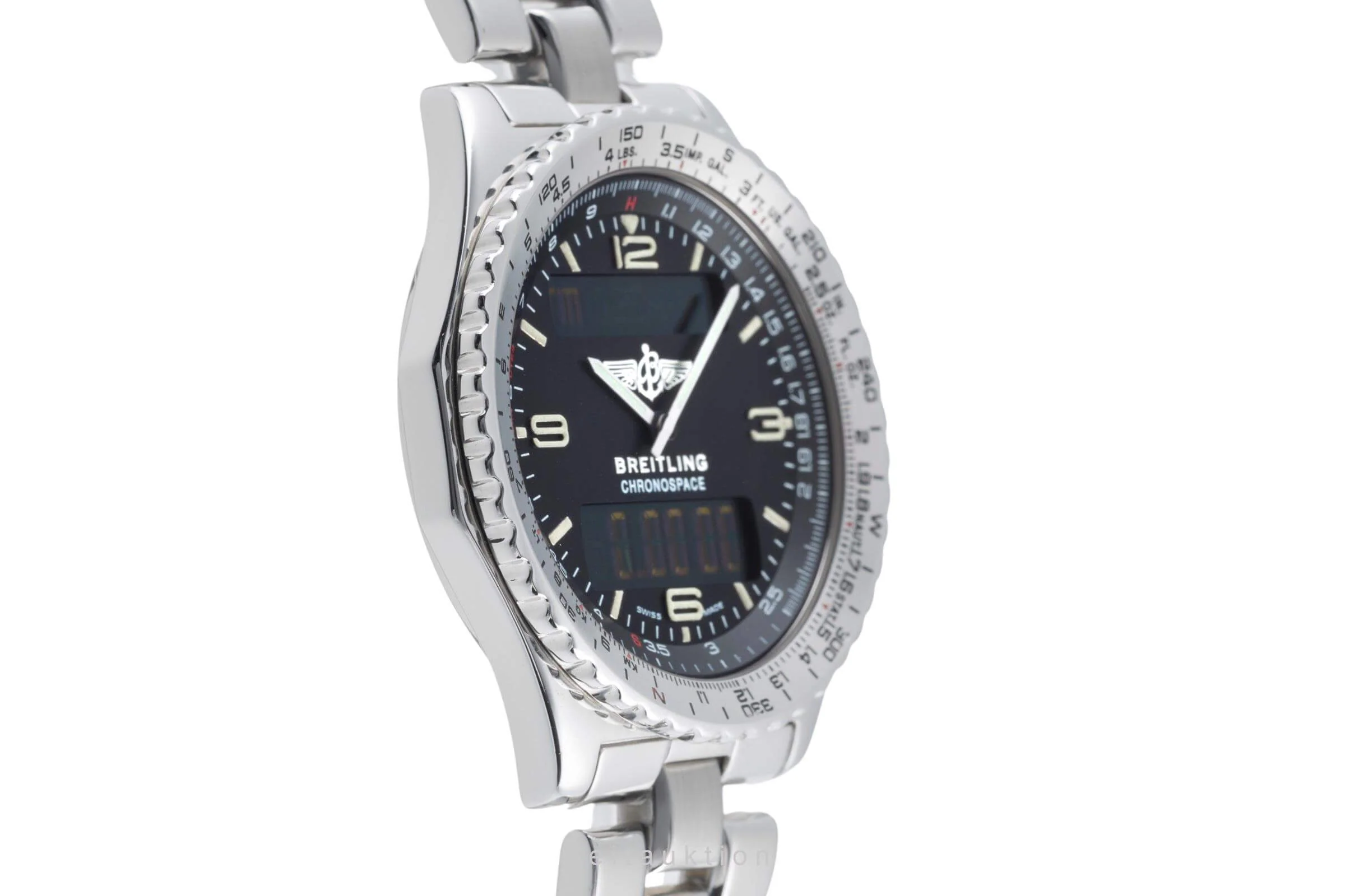 Breitling Chronospace chronograph steel quartz men's watch A56012.1 LP: 4800EUR  [2403193] - Image 7