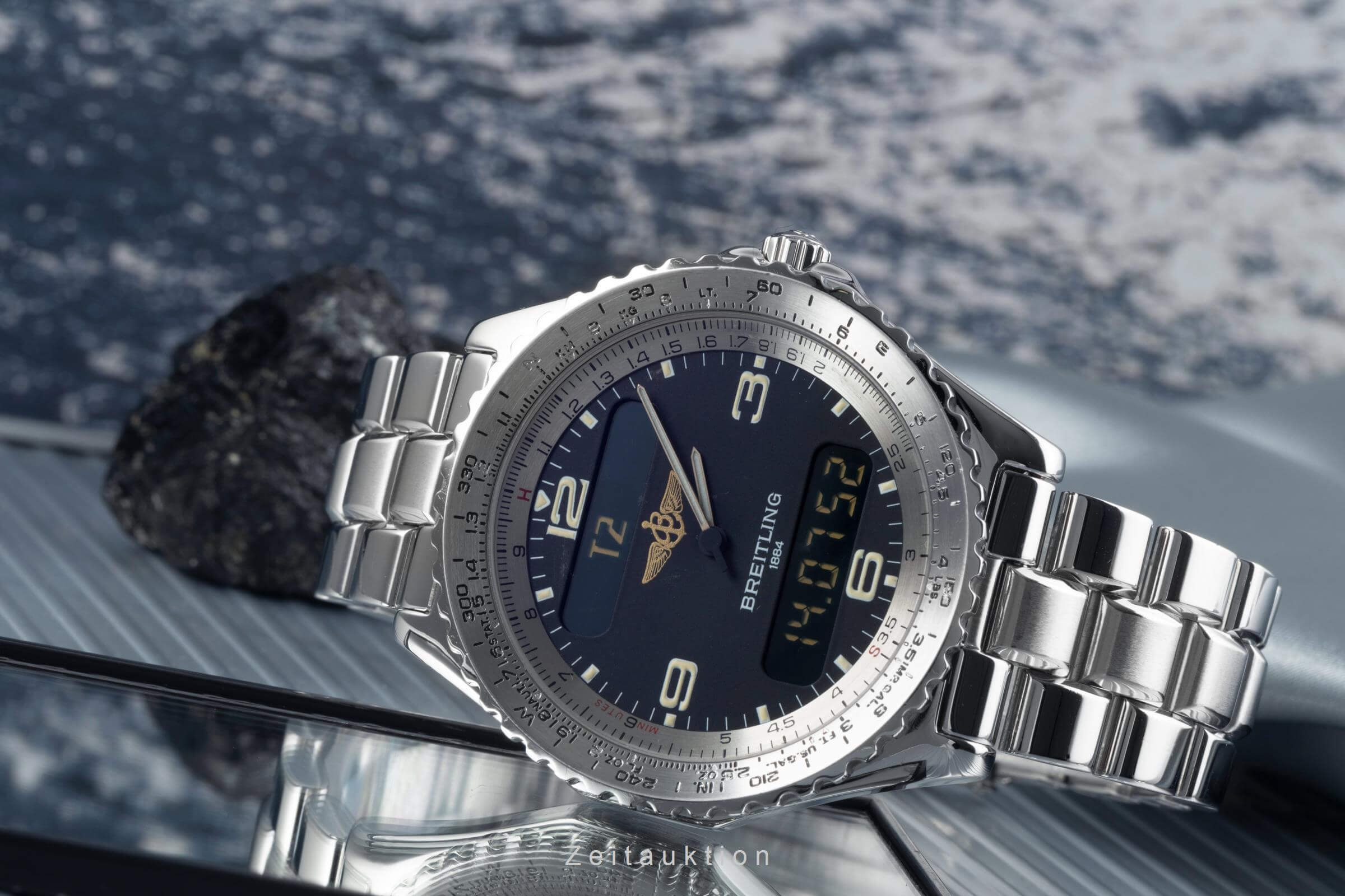 Breitling Chronospace steel quartz men's watch A56011  [2406075] - Image 2