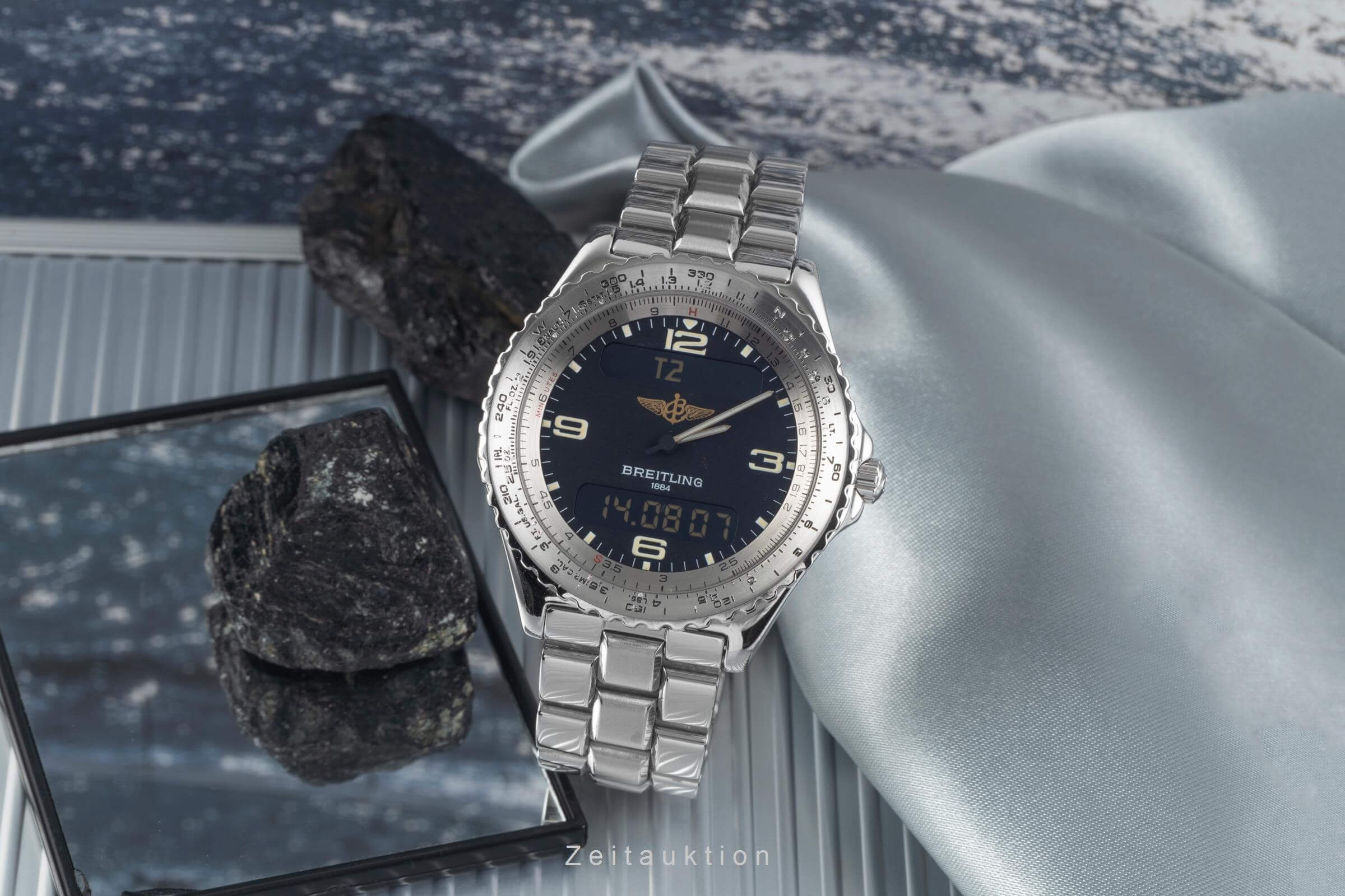 Breitling Chronospace steel quartz men's watch A56011  [2406075] - Image 3