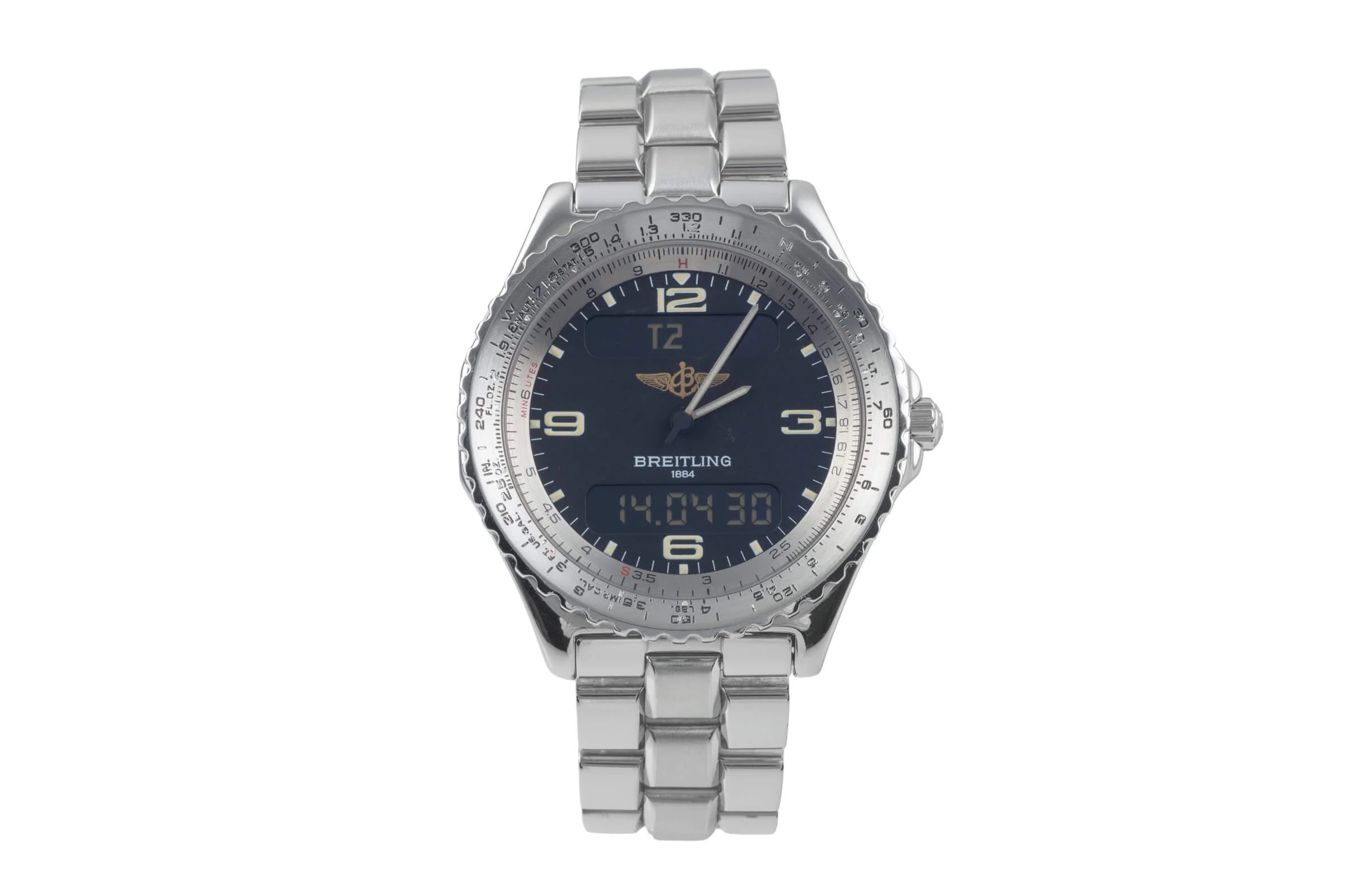 Breitling Chronospace steel quartz men's watch A56011  [2406075] - Image 4