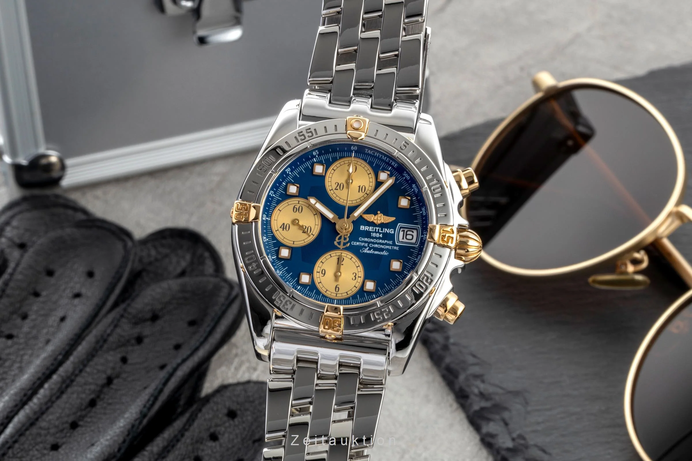 Breitling Cockpit chronograph steel / gold automatic men's watch B13357  [2600985] - Image 2