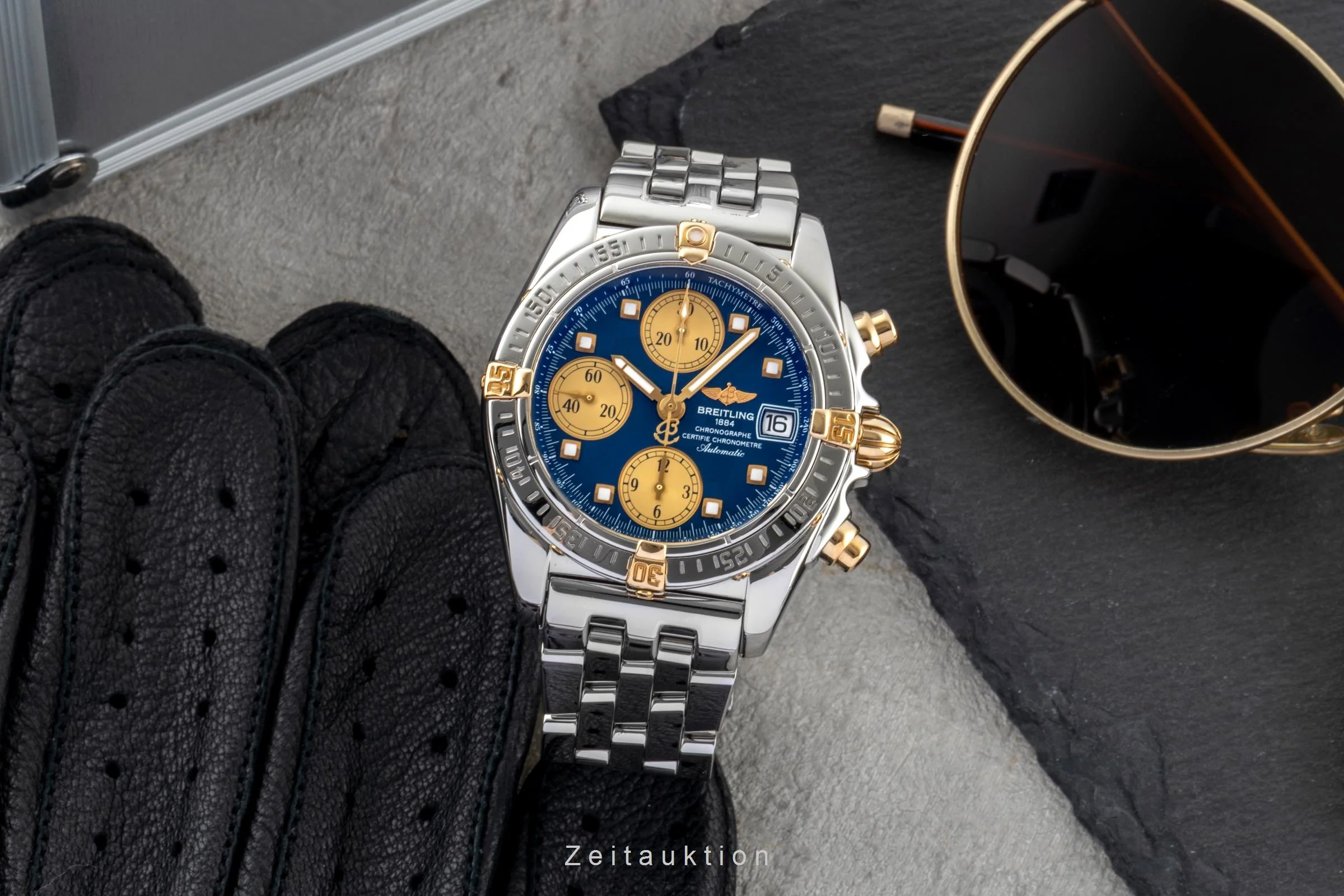 Breitling Cockpit chronograph steel / gold automatic men's watch B13357  [2600985] - Image 4