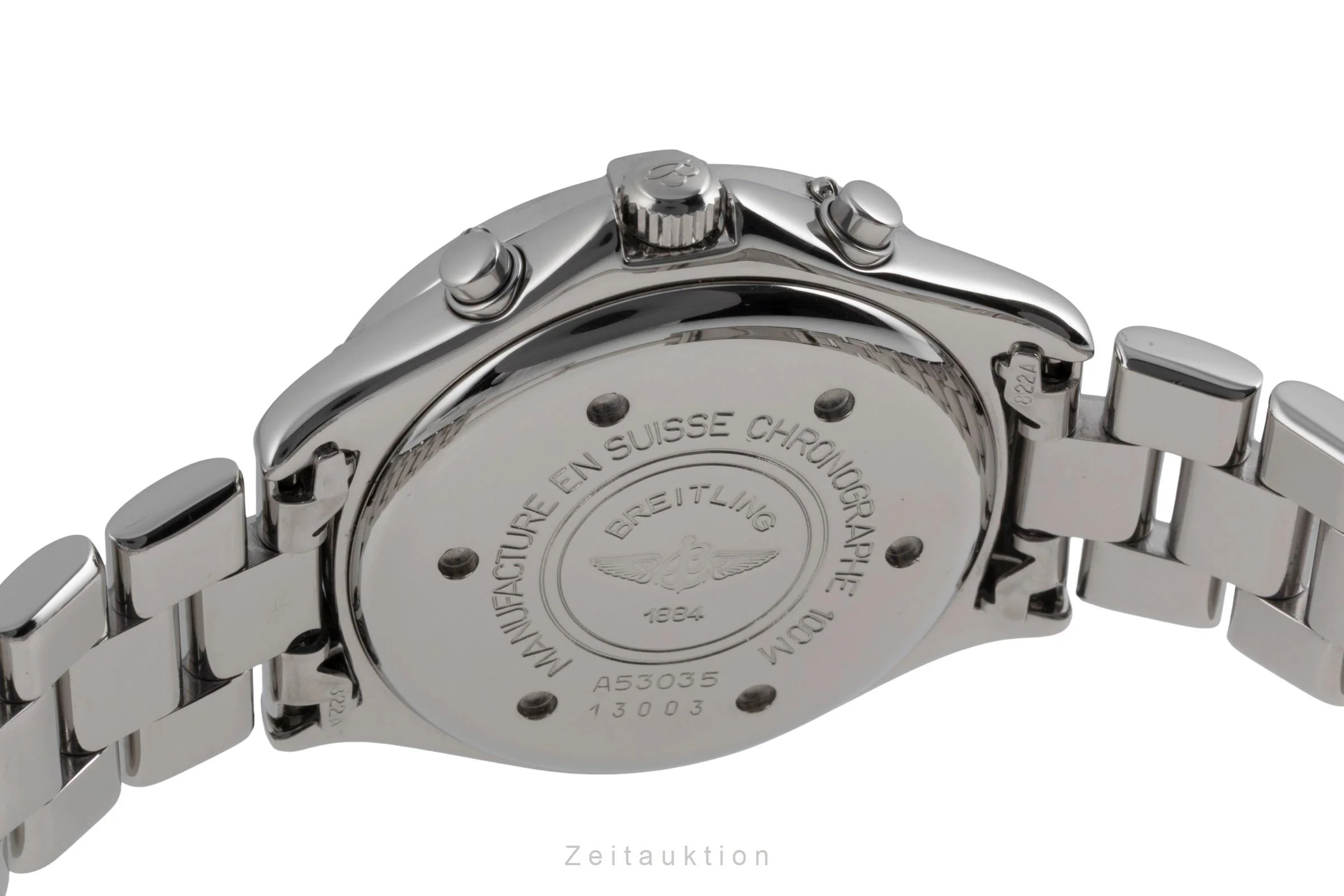Breitling Colt Chronograph  chronograph steel quartz men's watch A53035  [2600503] - Image 11