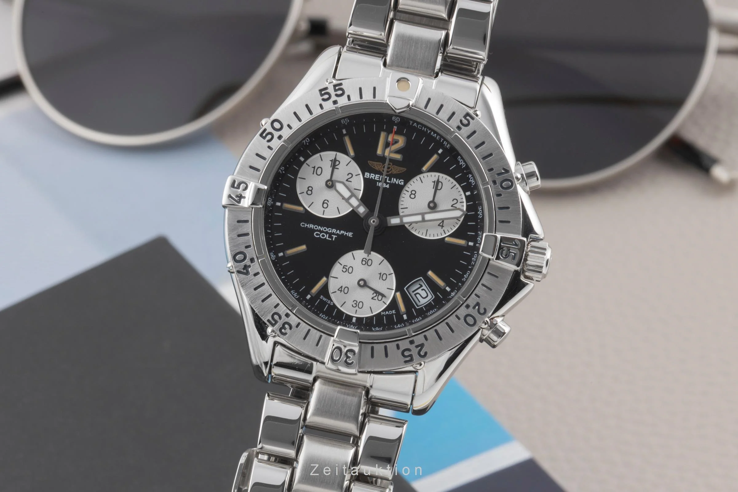 Breitling Colt Chronograph  chronograph steel quartz men's watch A53035  [2600503] - Image 2