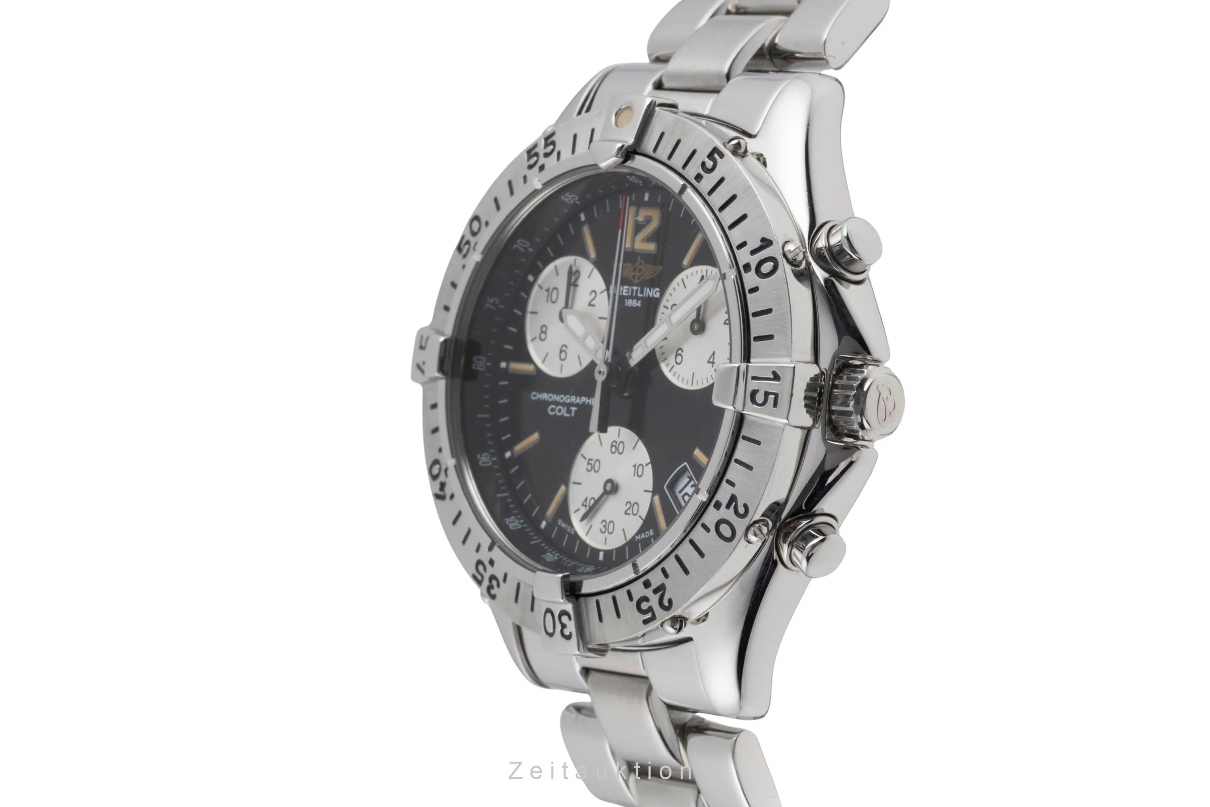 Breitling Colt Chronograph  chronograph steel quartz men's watch A53035  [2600503] - Image 7
