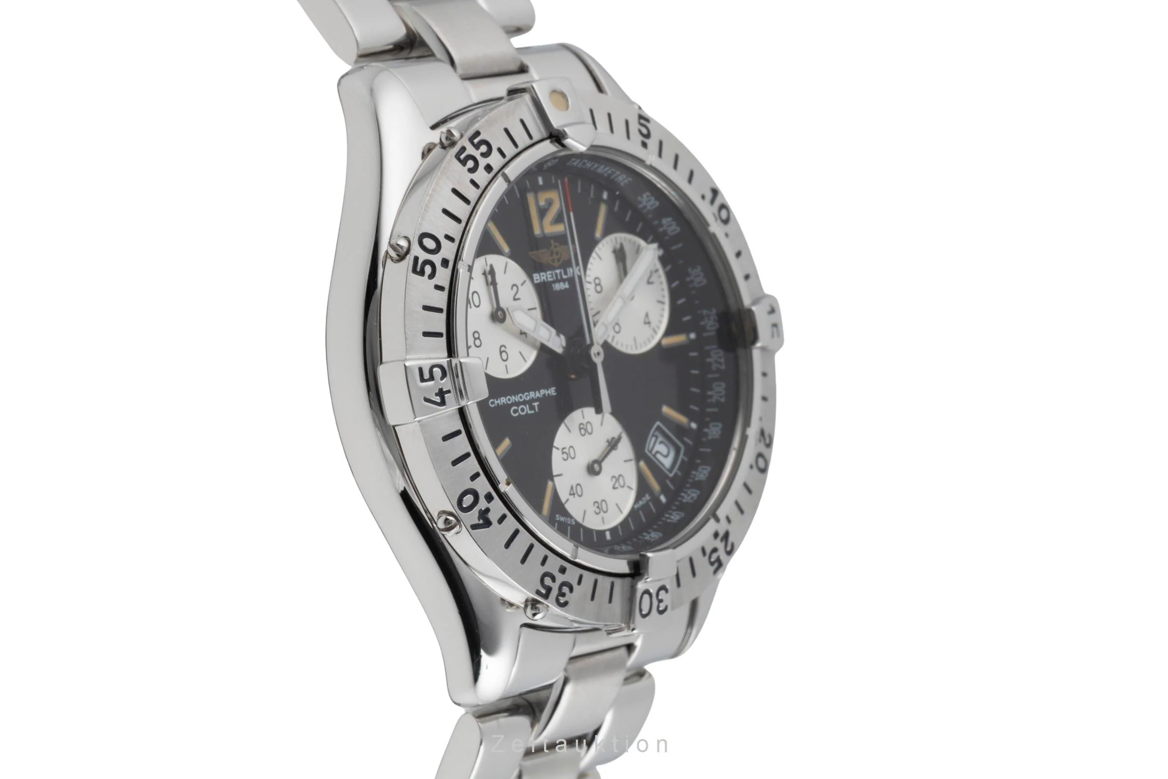 Breitling Colt Chronograph  chronograph steel quartz men's watch A53035  [2600503] - Image 8