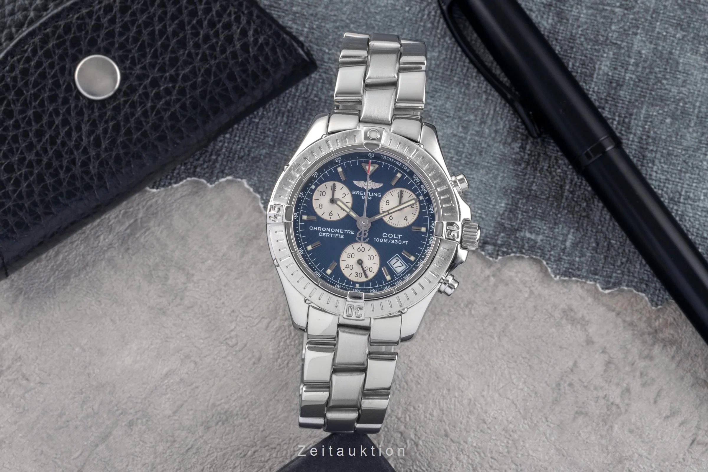 Breitling Colt Chronograph  chronograph steel quartz men's watch A73350-021  [2504303] - Image 4