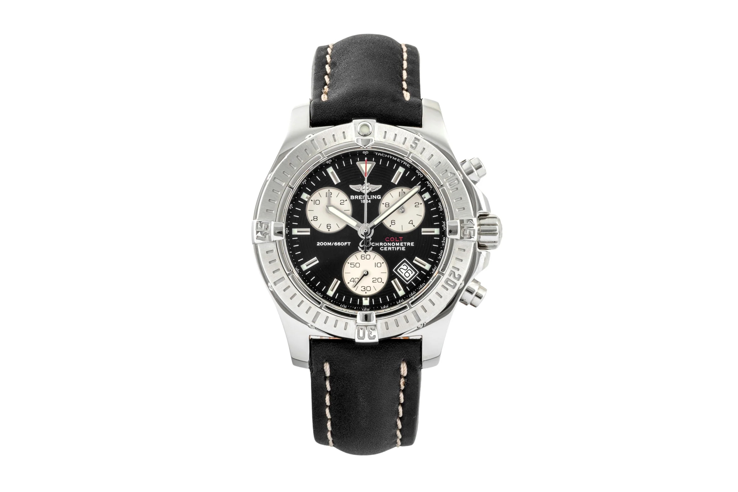 Breitling Colt Chronograph  chronograph steel quartz men's watch A73380  [2400889] - Image 4