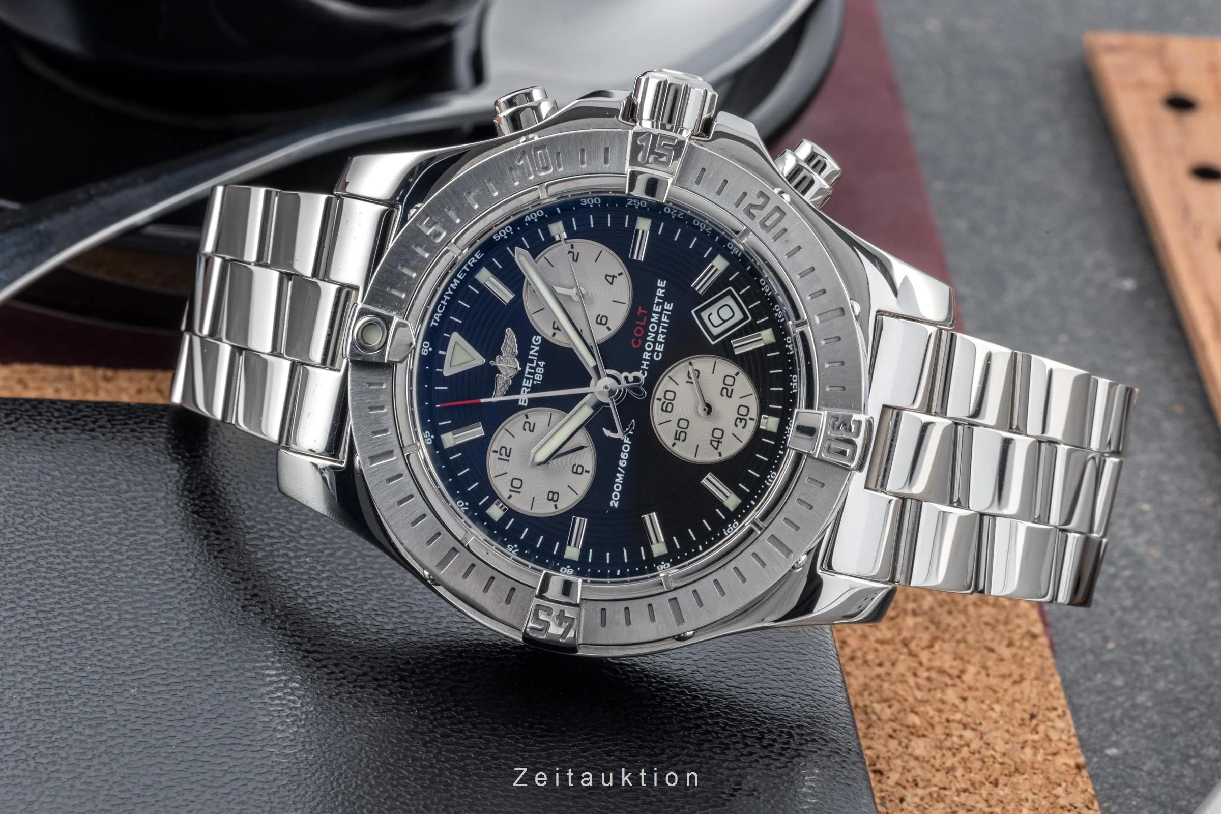 Breitling Colt Chronograph  steel quartz men's watch  [2304989] - Image 2