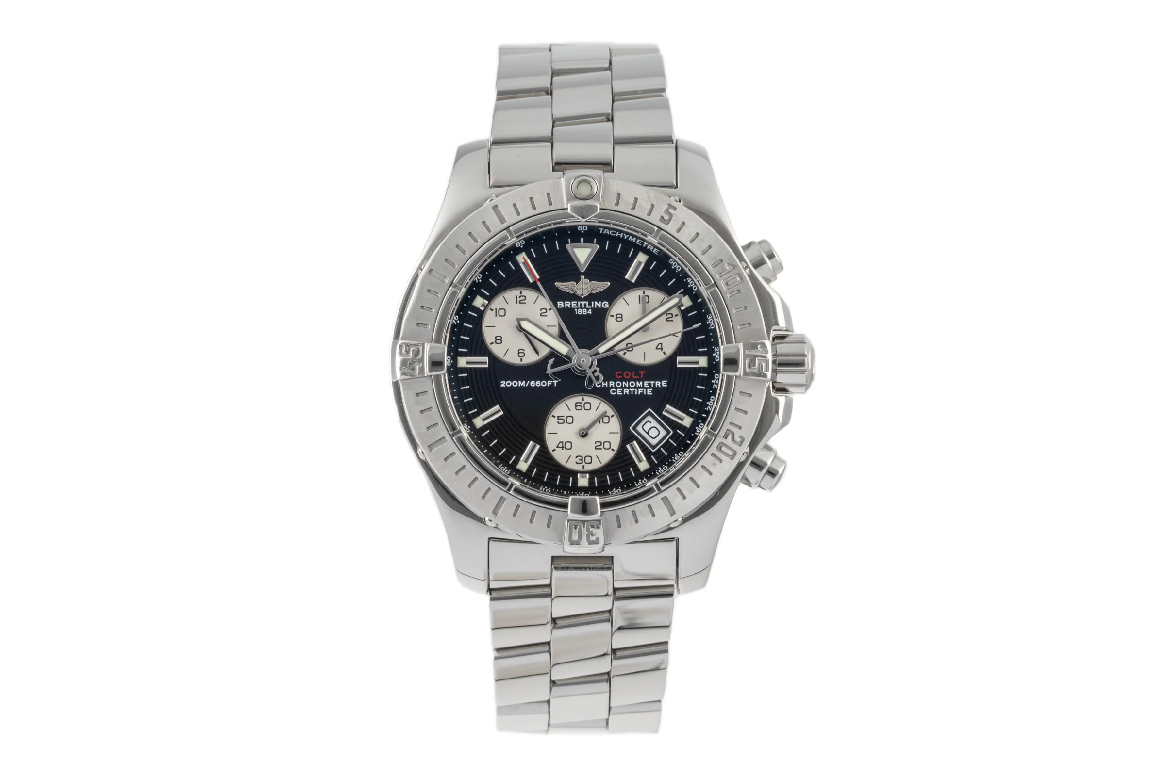 Breitling Colt Chronograph  steel quartz men's watch  [2304989] - Image 4