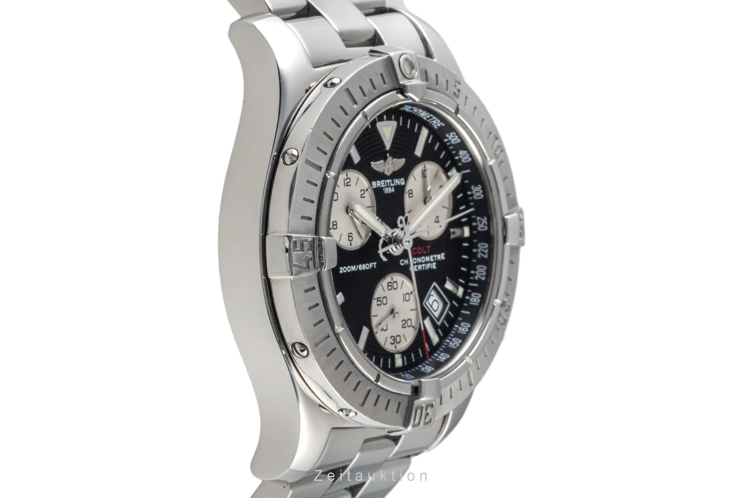 Breitling Colt Chronograph  steel quartz men's watch  [2304989] - Image 7