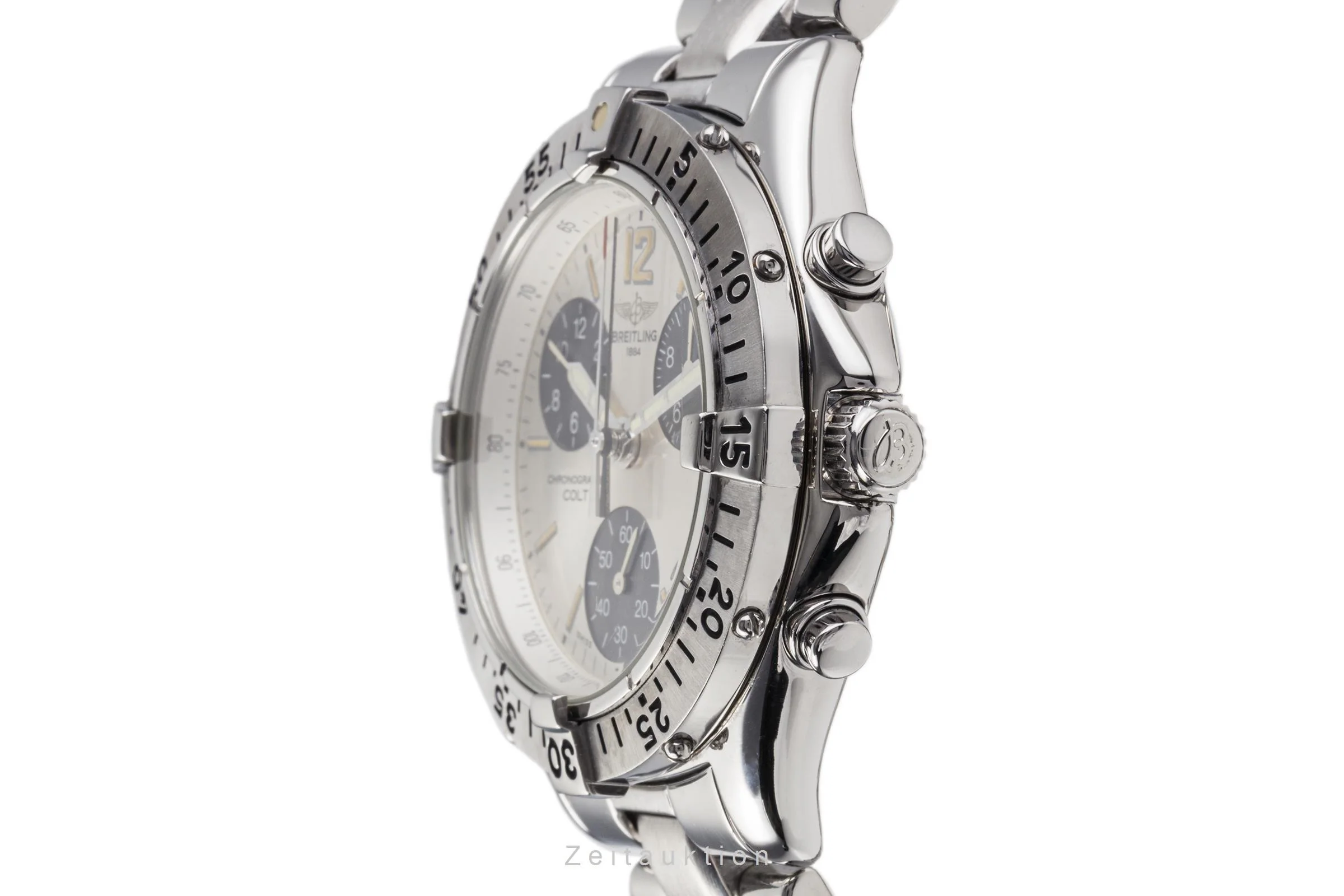 Breitling Colt chronograph steel quartz men's watch A53035  [2301280] - Image 6