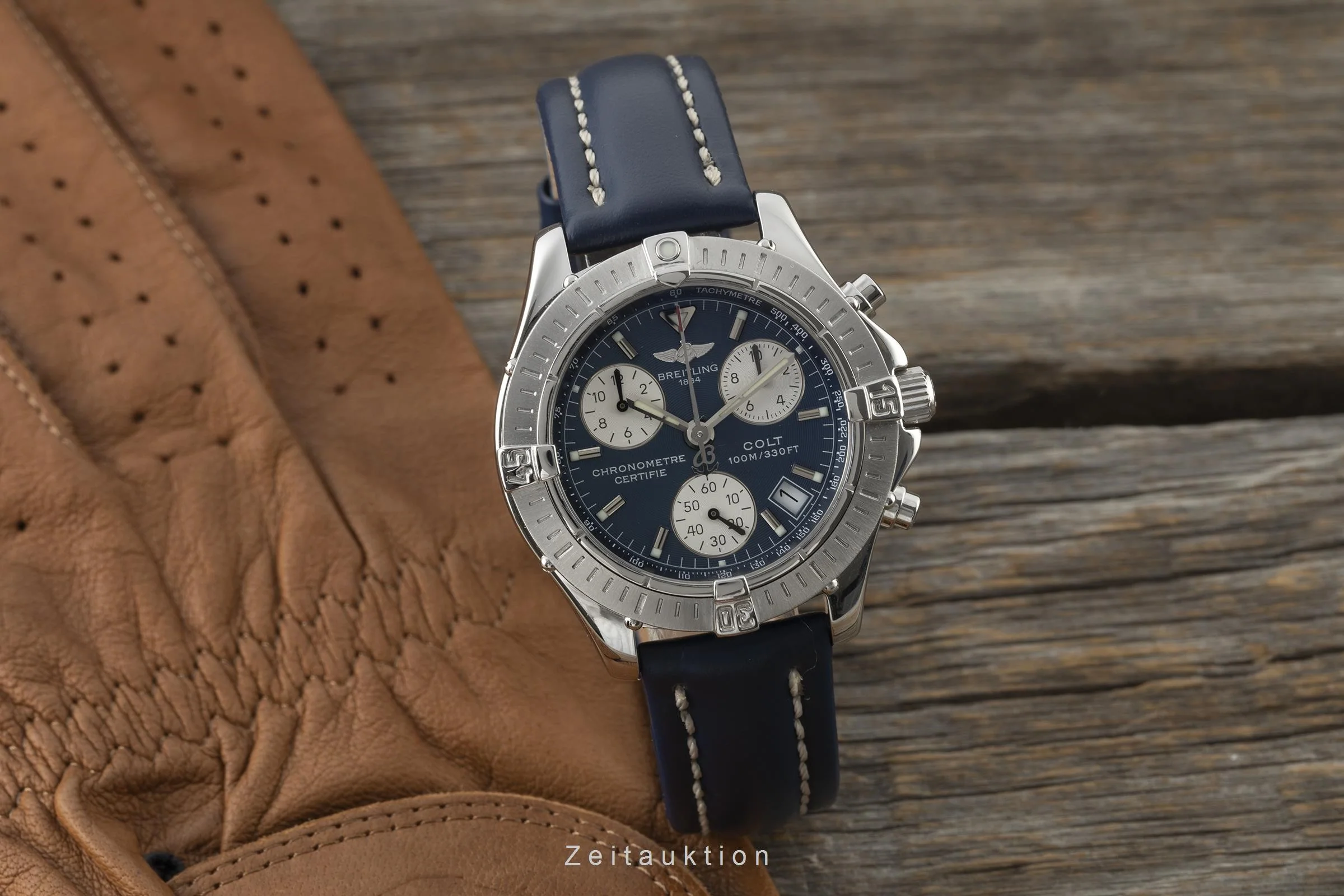 Breitling Colt chronograph steel quartz men's watch A73350  [2200786] - Image 2