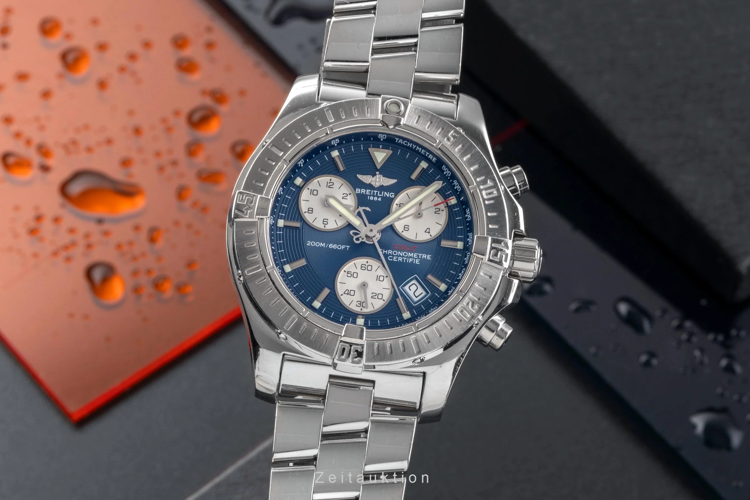 Breitling Colt Chronograph  steel quartz men's watch A73380  [2502559] - Image 2