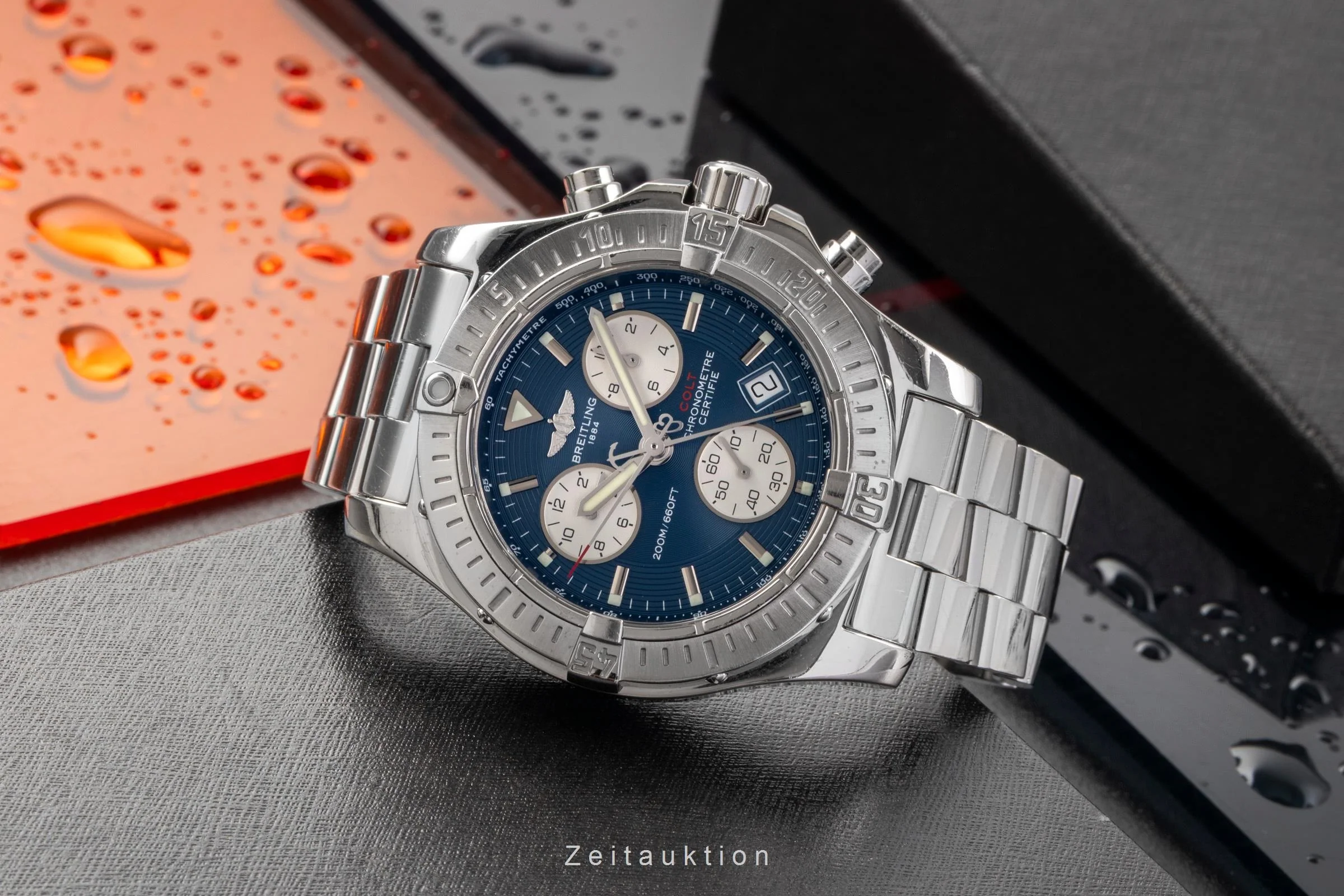 Breitling Colt Chronograph  steel quartz men's watch A73380  [2502559] - Image 3