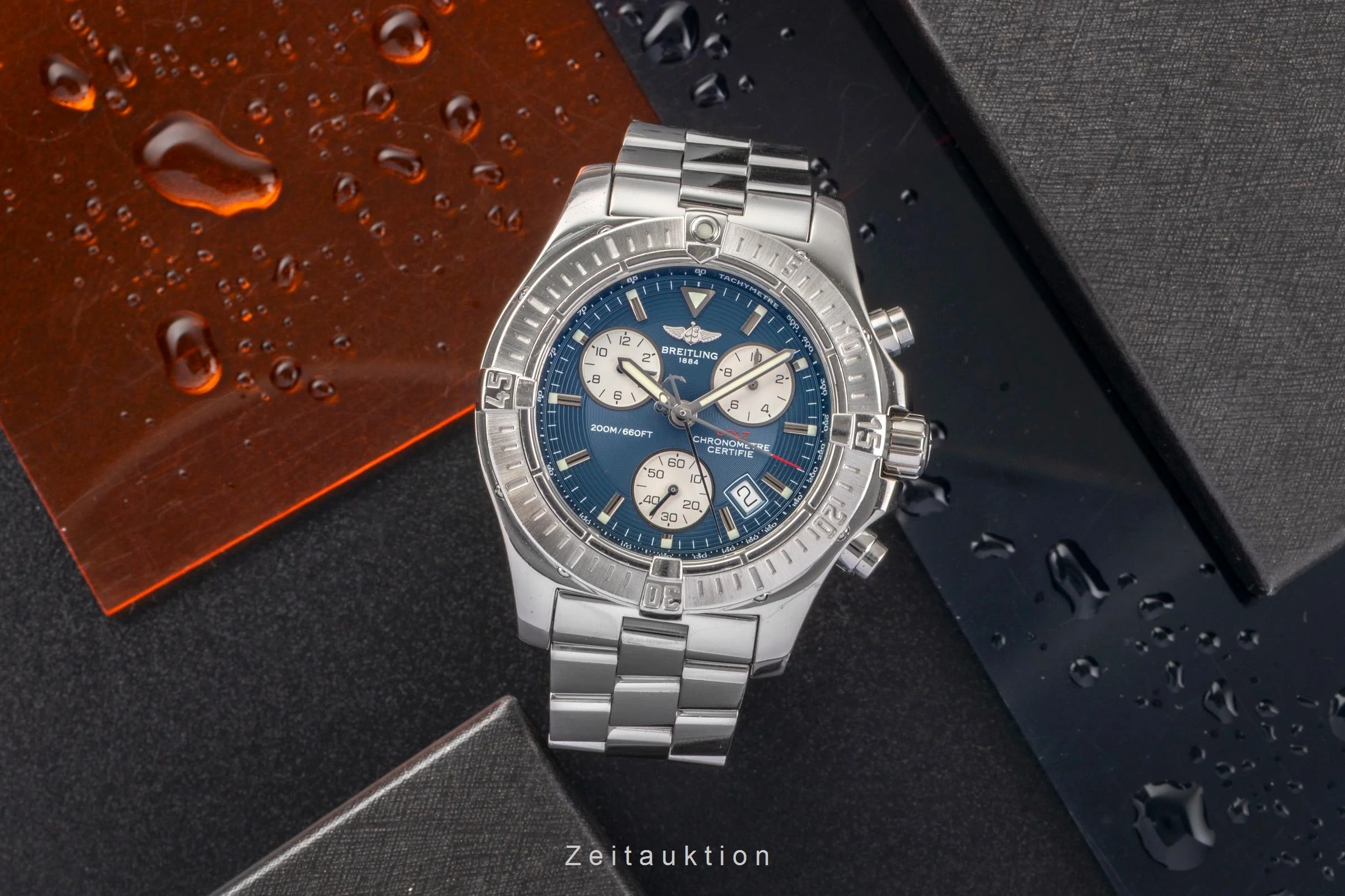 Breitling Colt Chronograph  steel quartz men's watch A73380  [2502559] - Image 4