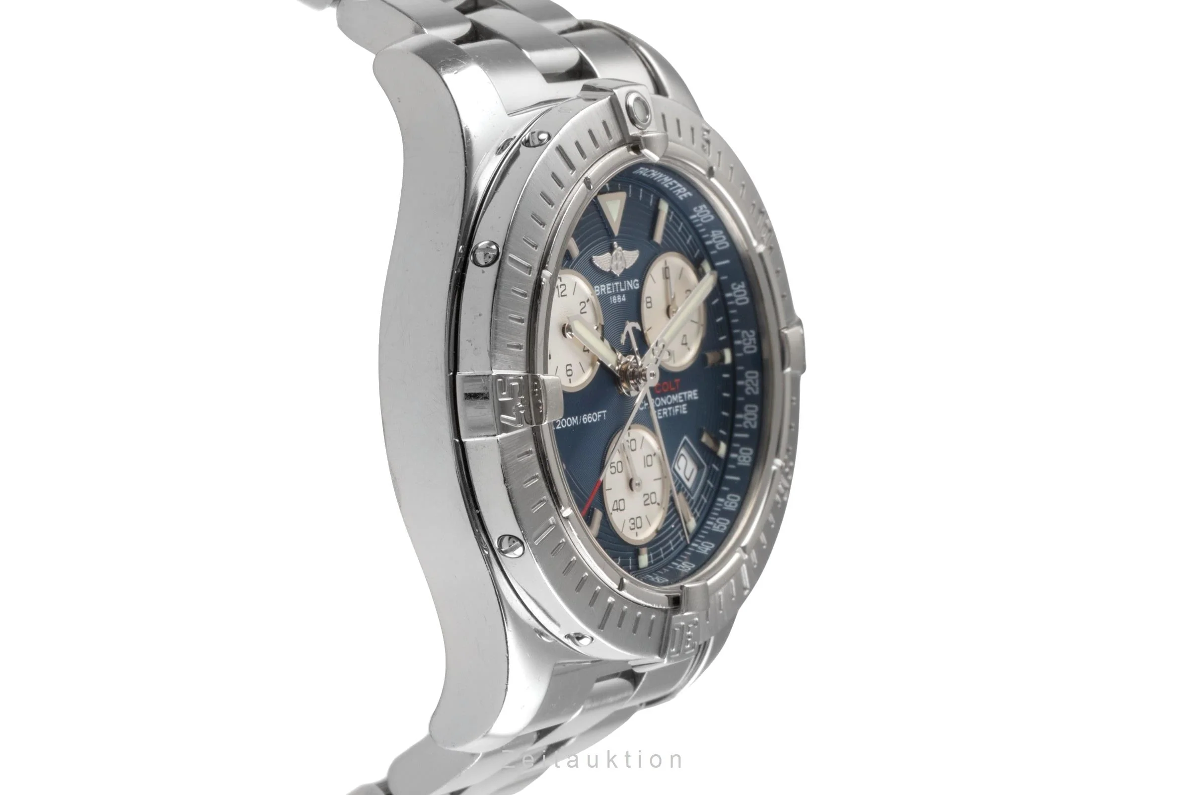 Breitling Colt Chronograph  steel quartz men's watch A73380  [2502559] - Image 8