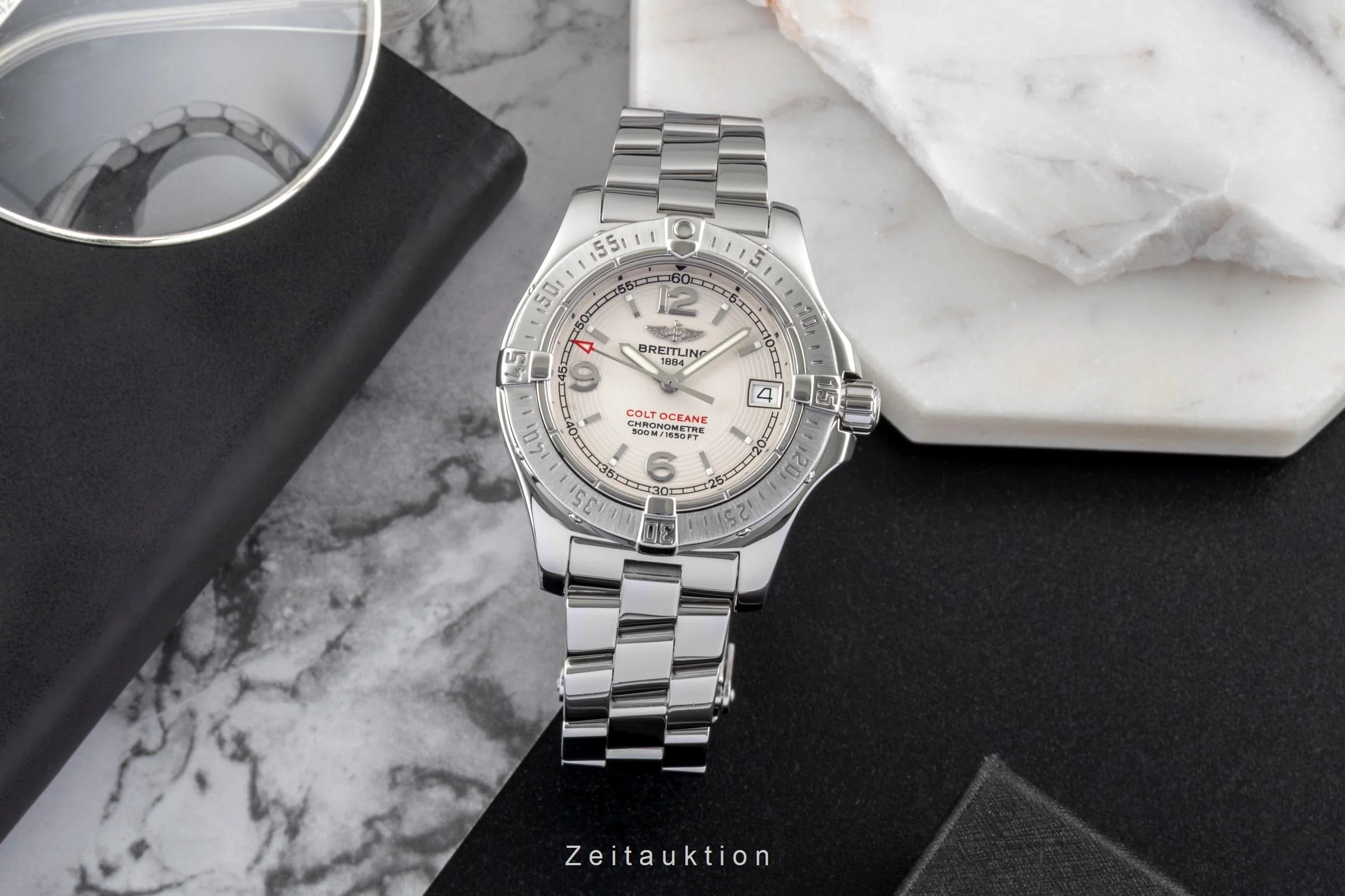 Breitling Colt Oceane steel quartz women's watch A77380  [2600347] - Image 4