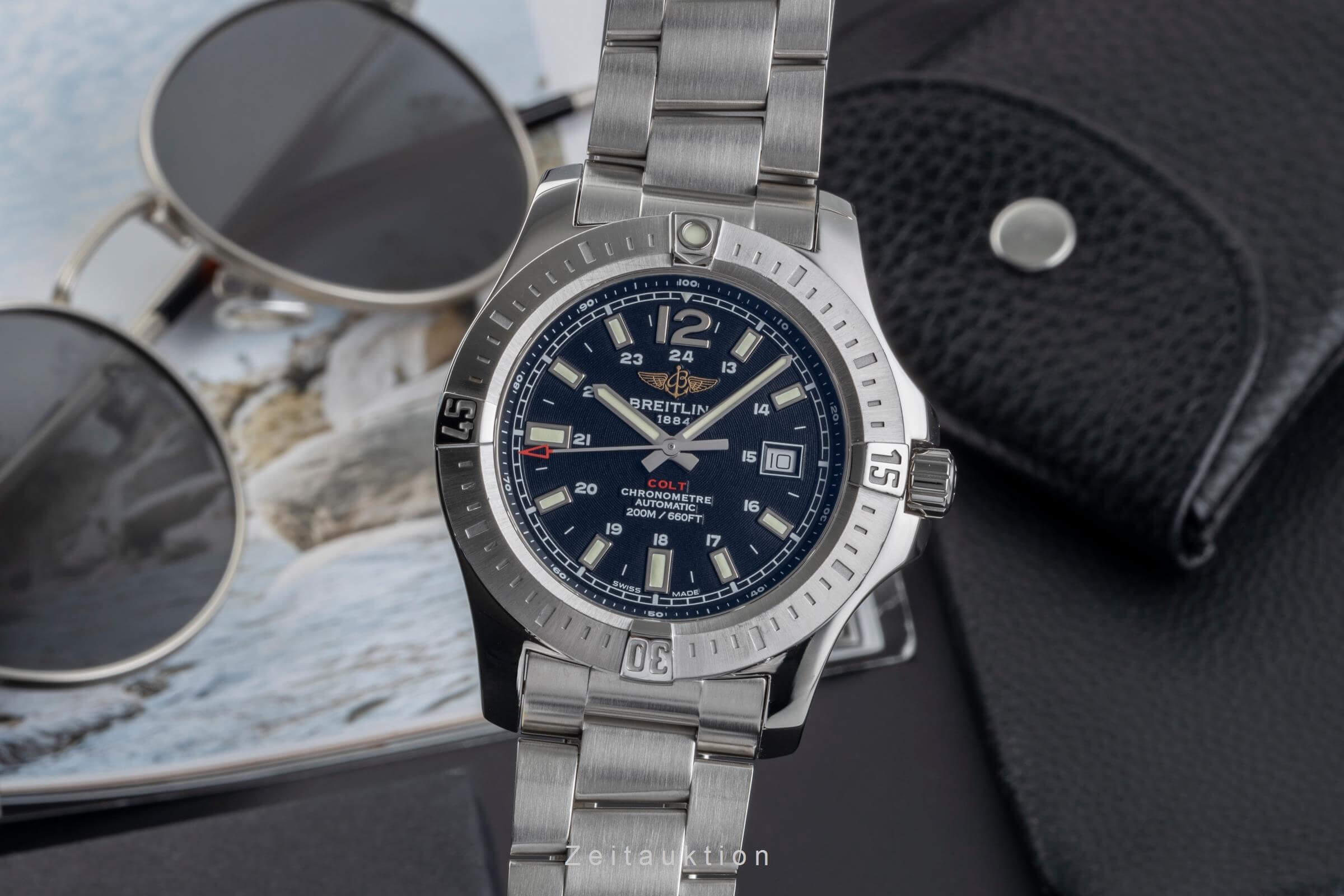 Breitling Colt steel automatic men's watch A17388  [2501553] - Image 2