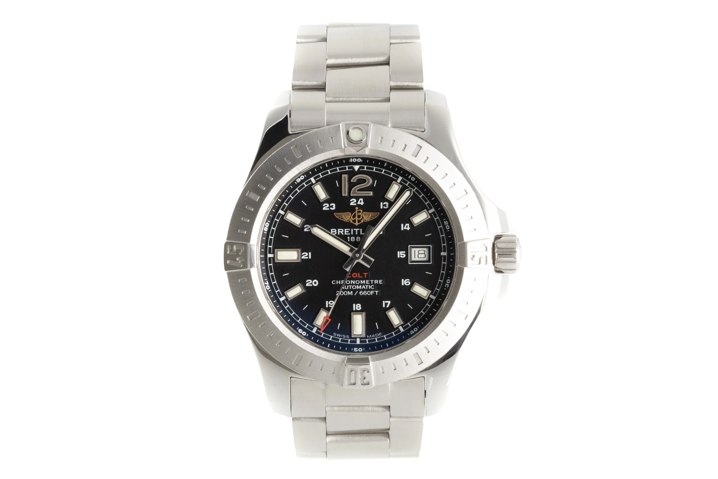 Breitling Colt steel automatic men's watch A17388, A1738811/BD44/173A LP: 2980EUR  [2107659] - Image 4