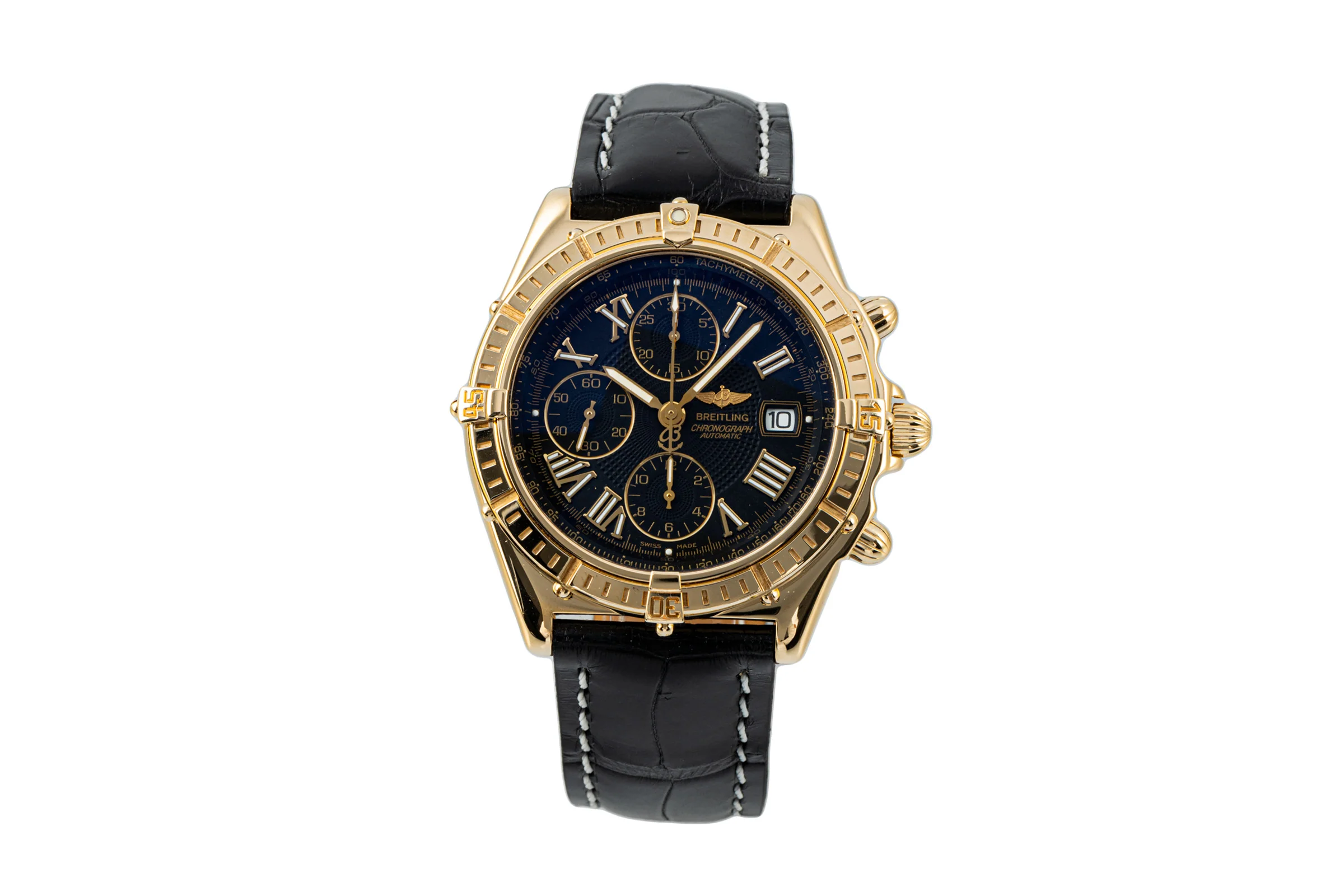 Breitling Crosswind chronograph 18 ct gold automatic men's watch K13055  [2204541] - Image 4