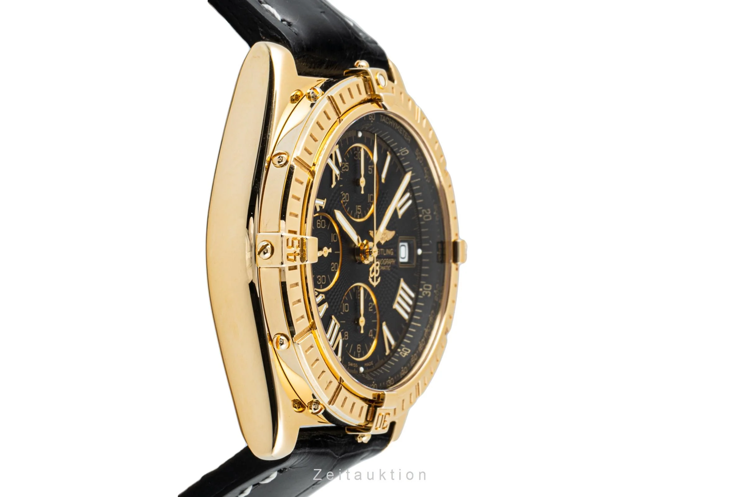 Breitling Crosswind chronograph 18 ct gold automatic men's watch K13055  [2204541] - Image 7