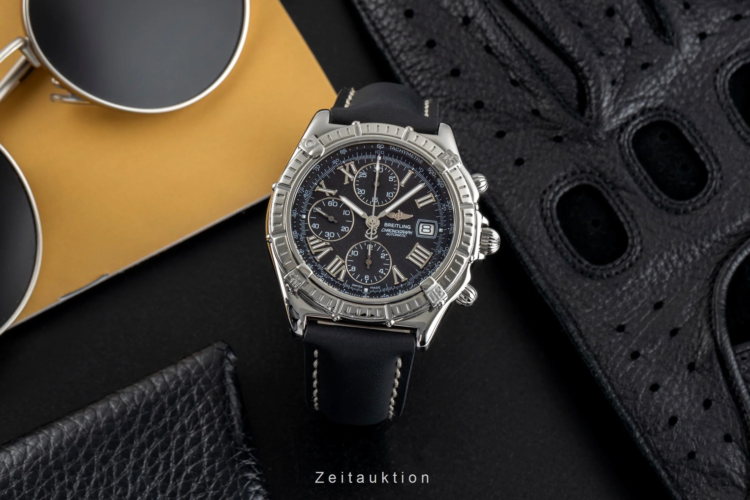 Breitling Crosswind chronograph steel automatic men's watch A13055  [2502912] - Image 4