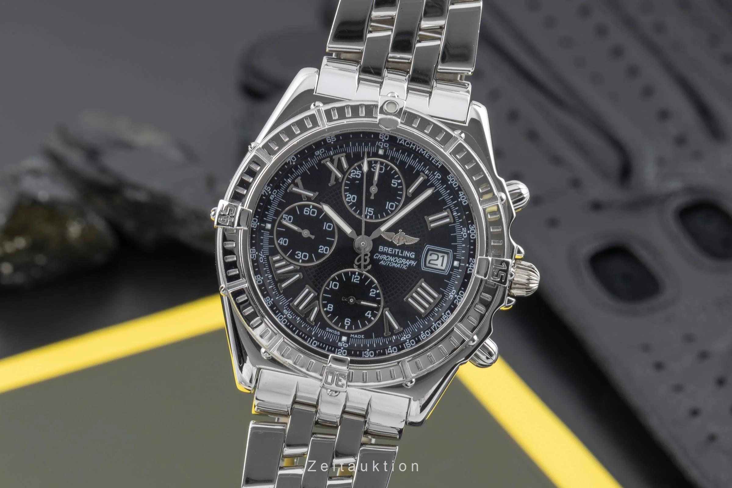Breitling Crosswind chronograph steel automatic men's watch A13055 LP: 8100EUR  [2504469] - Image 2